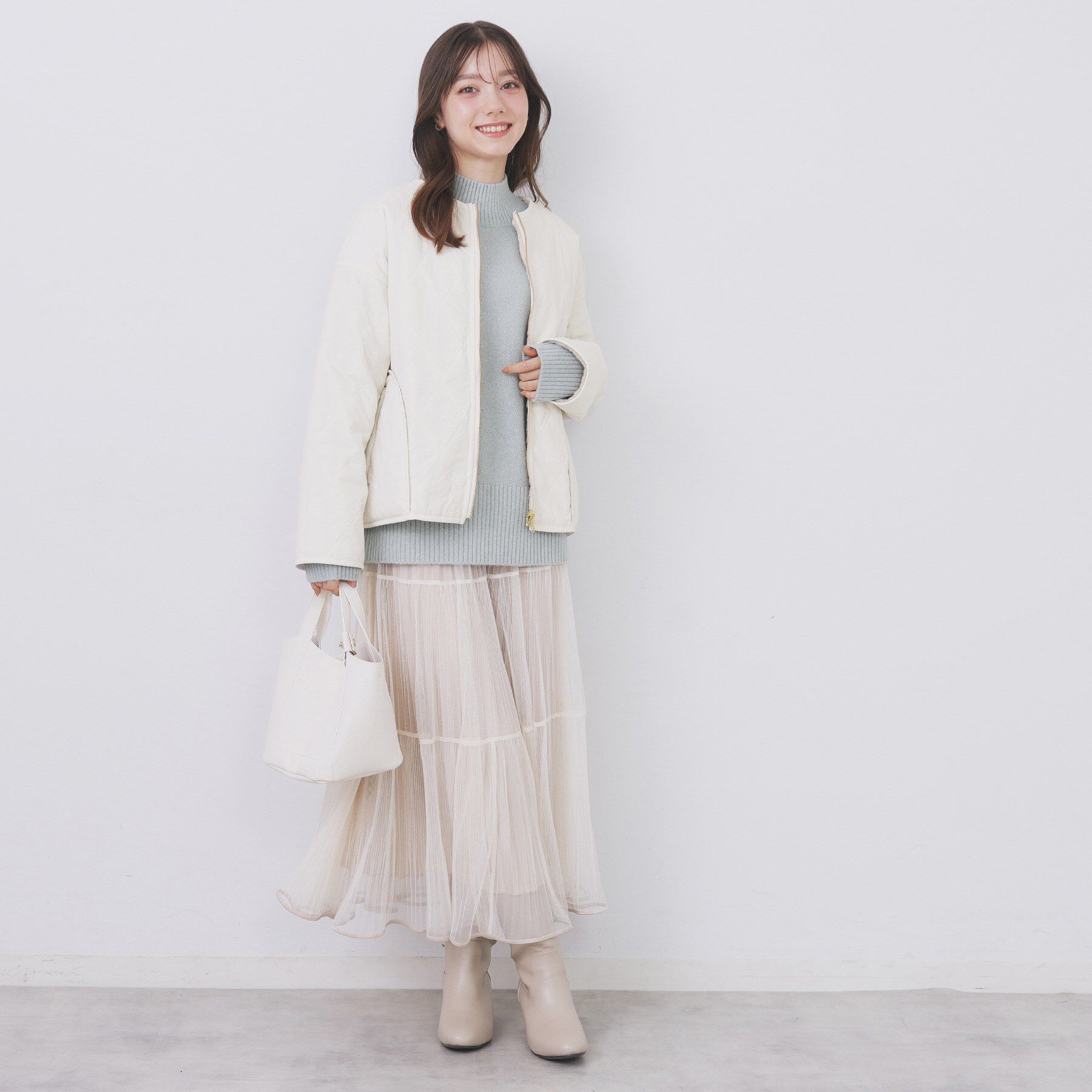 index「リバーシブル キルティングファーブルゾン【洗濯機OK】」|ブルゾン・スタジャン|