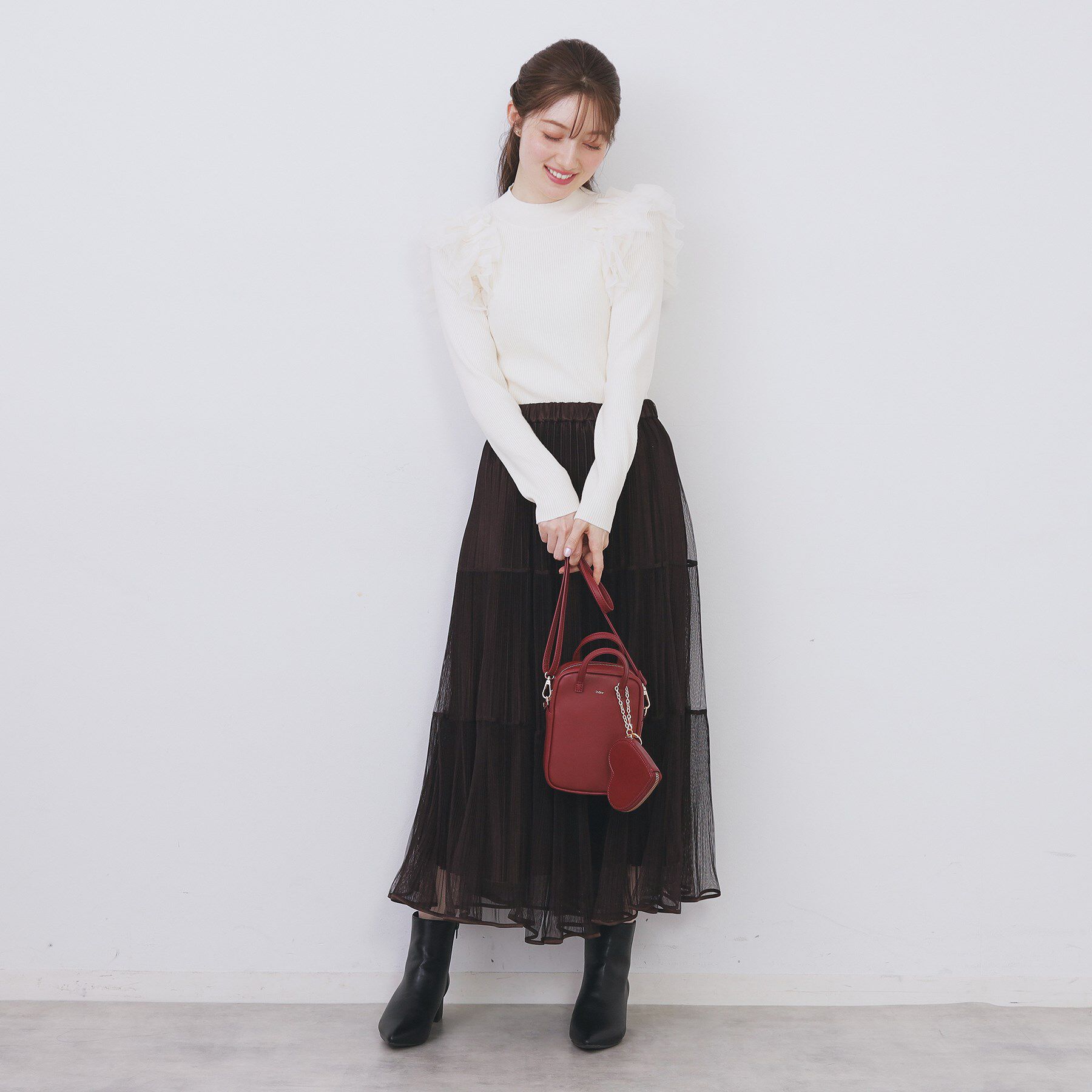 index「【2WAY】ハートポーチ付きミニショルダーバッグ」|ショルダー・メッセンジャー|