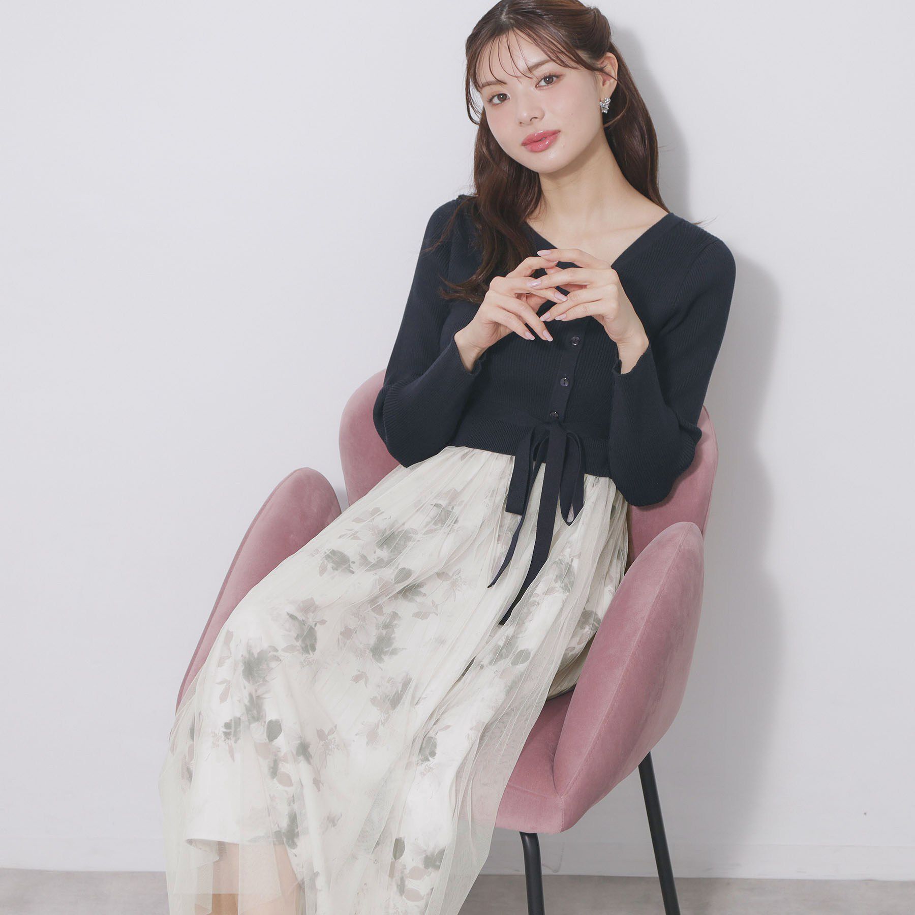 index「ドッキングニットワンピース【洗濯機OK/抗ピル】」|ワンピース|