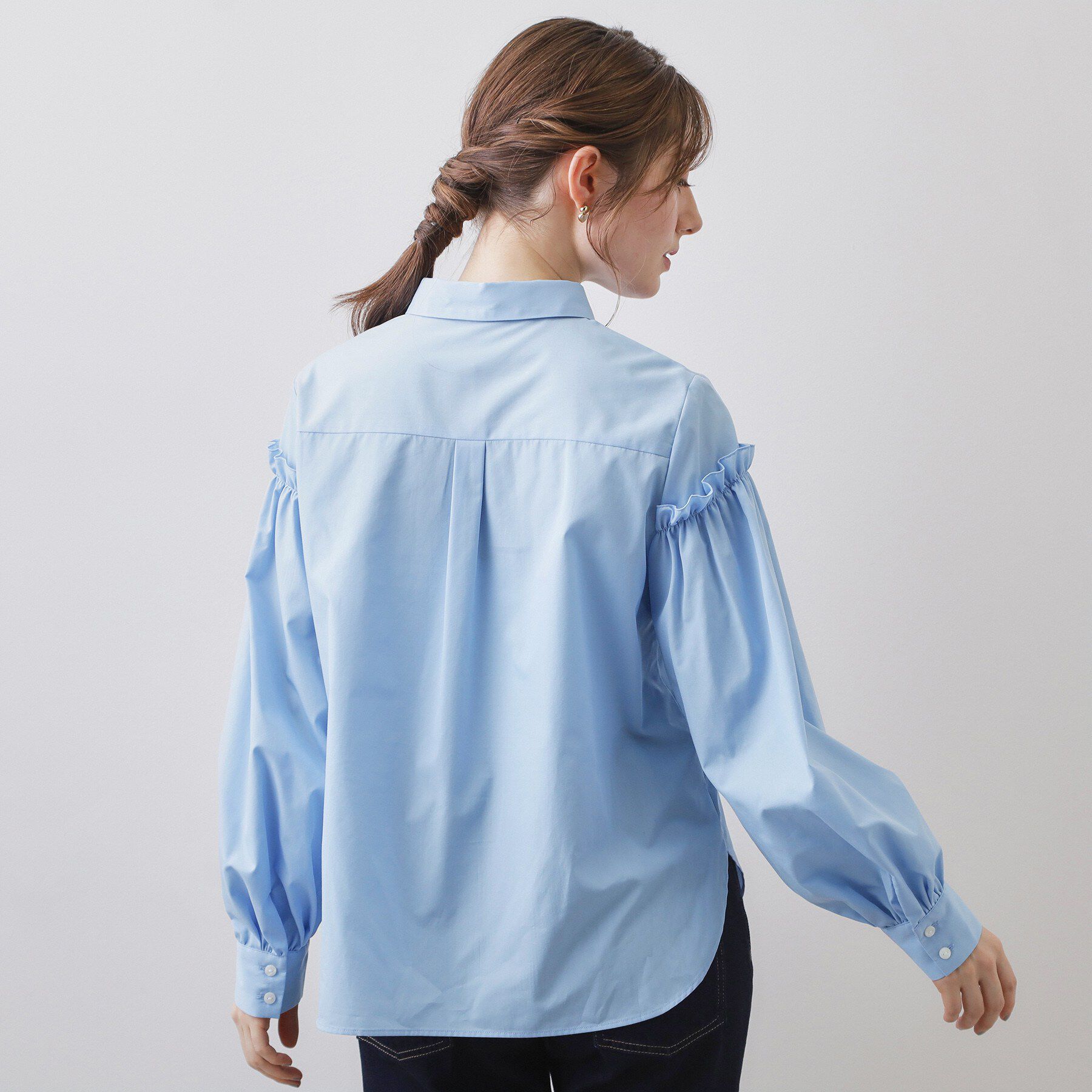 index「ボリュームスリーブブラウス【洗濯機OK】《5col》」|シャツ・ブラウス|