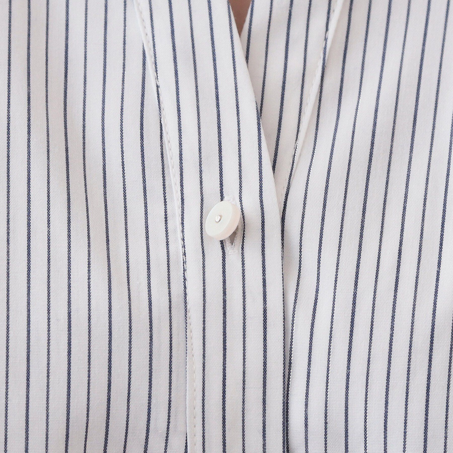 index「フリルキーネックシャツ【洗濯機OK/イージーアイロン/防シワ】《XS～LL/7col》」|シャツ・ブラウス|