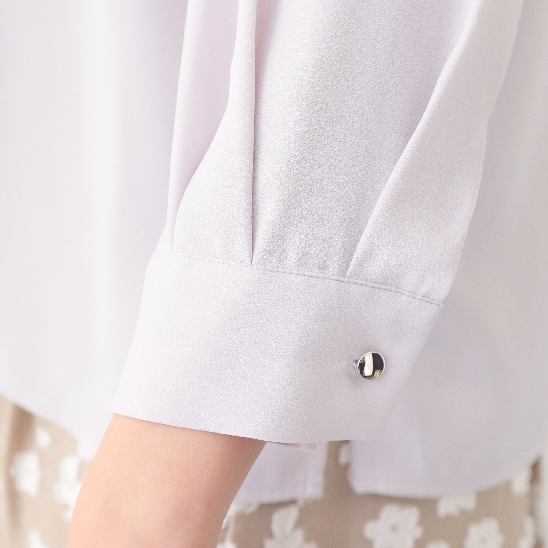 index「アシメドレープボウタイブラウス【洗濯機OK/イージーアイロン】」|シャツ・ブラウス|