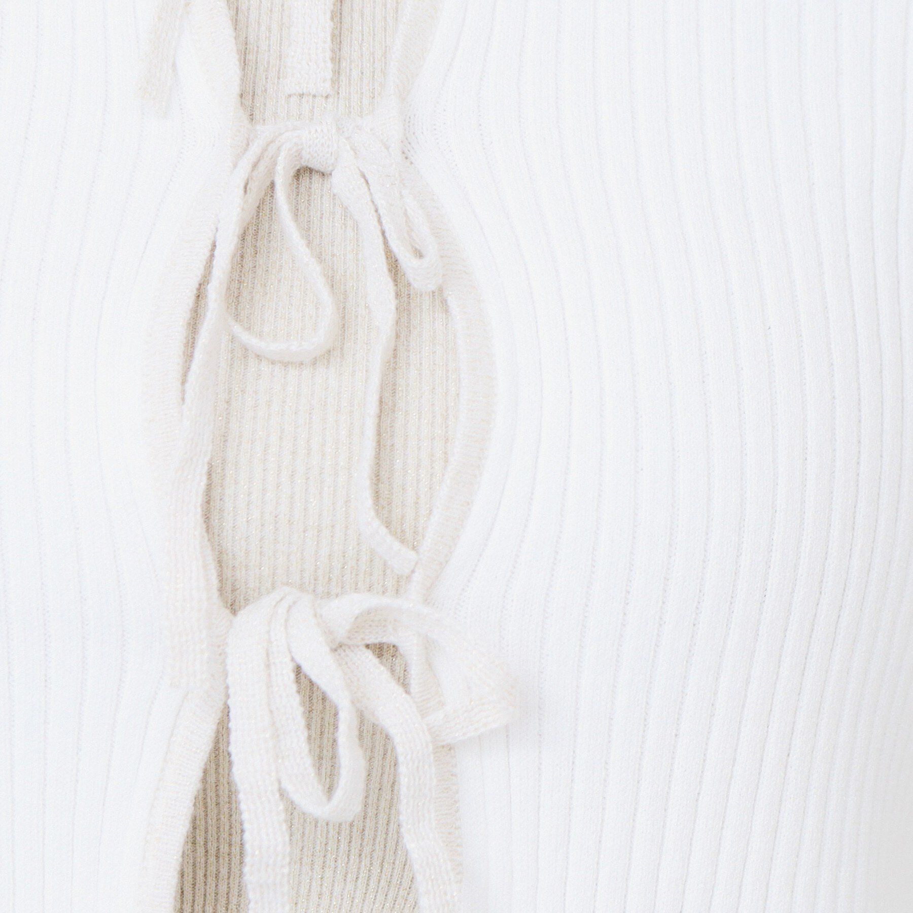 index「前後2wayラメトリムリボンカーディガン【洗濯機OK】」|カーディガン|