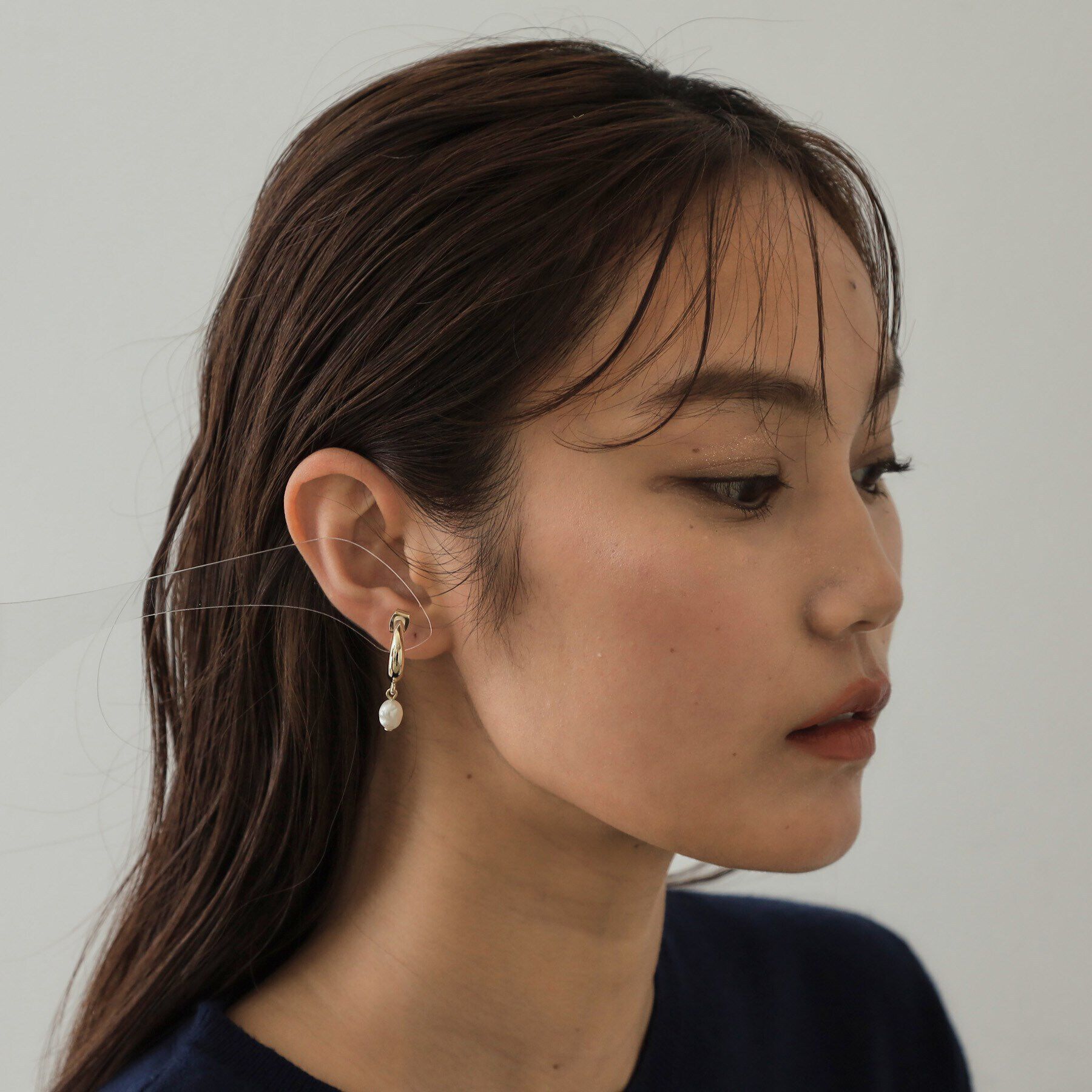 OPAQUE.CLIP「淡水パールピアス」|ピアス|