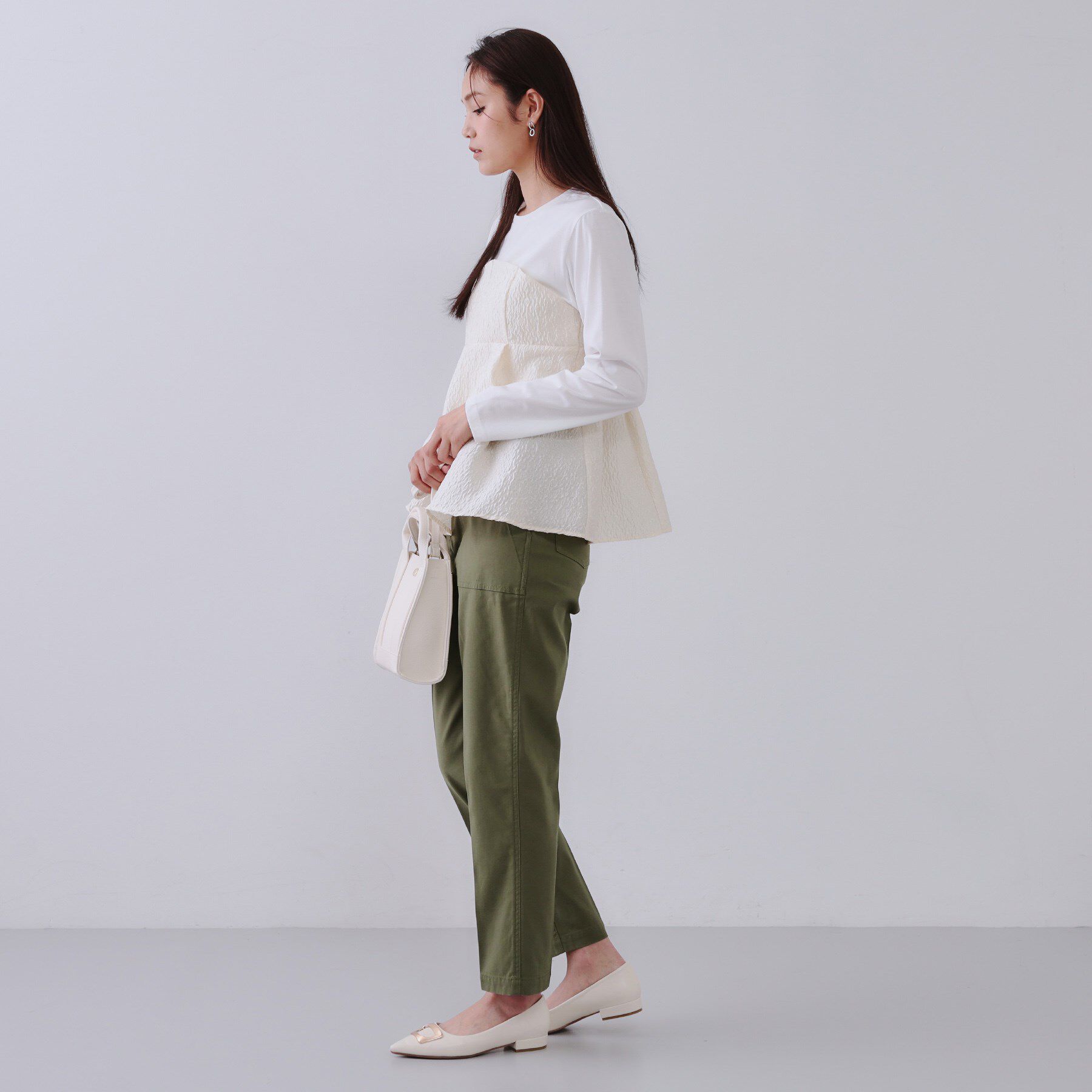 OPAQUE.CLIP「《S-LLサイズ》ストレッチベイカーパンツ【洗濯機洗い可】」|その他|