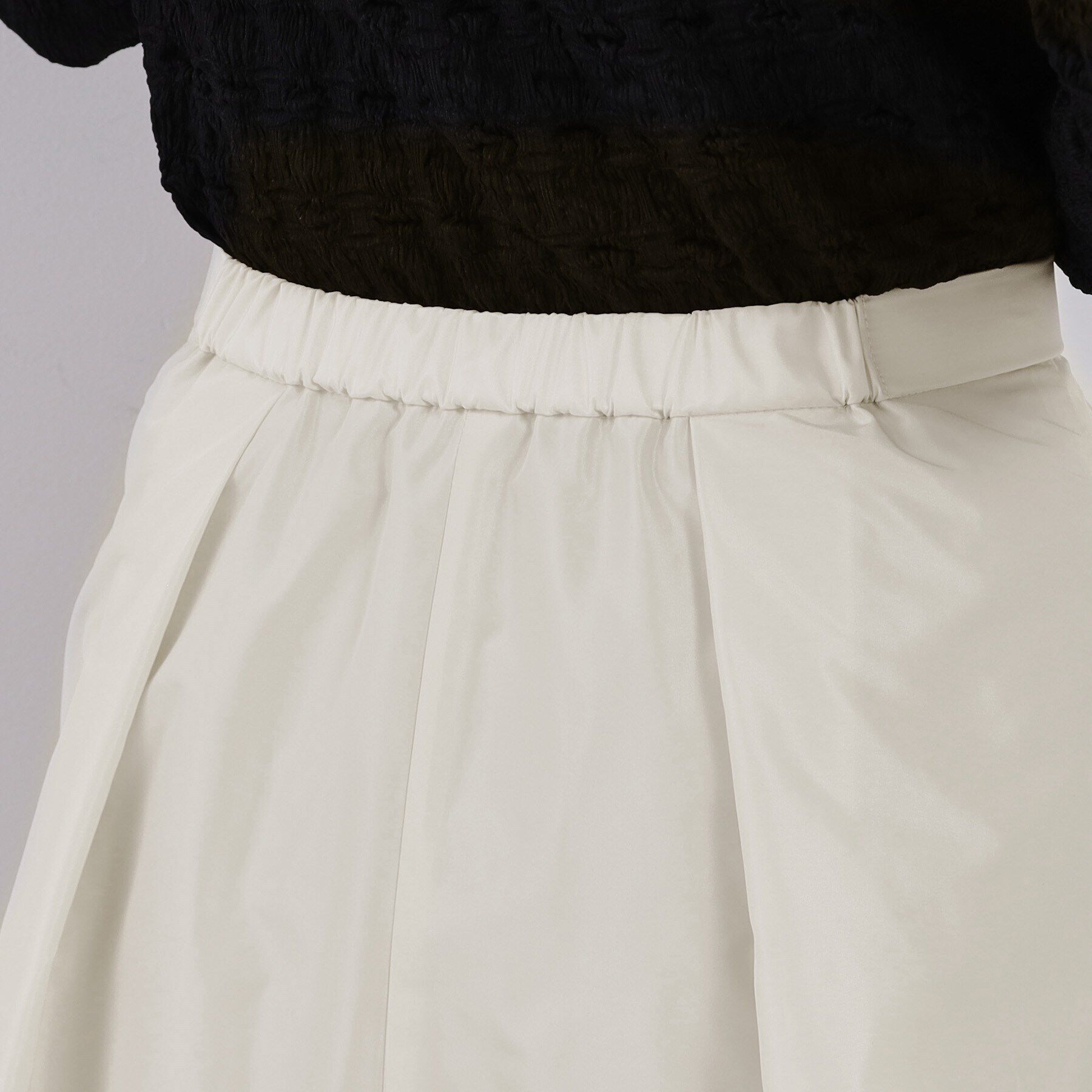 OPAQUE.CLIP「2WAYタックフレアスカート【洗濯機洗い可】」|スカート|