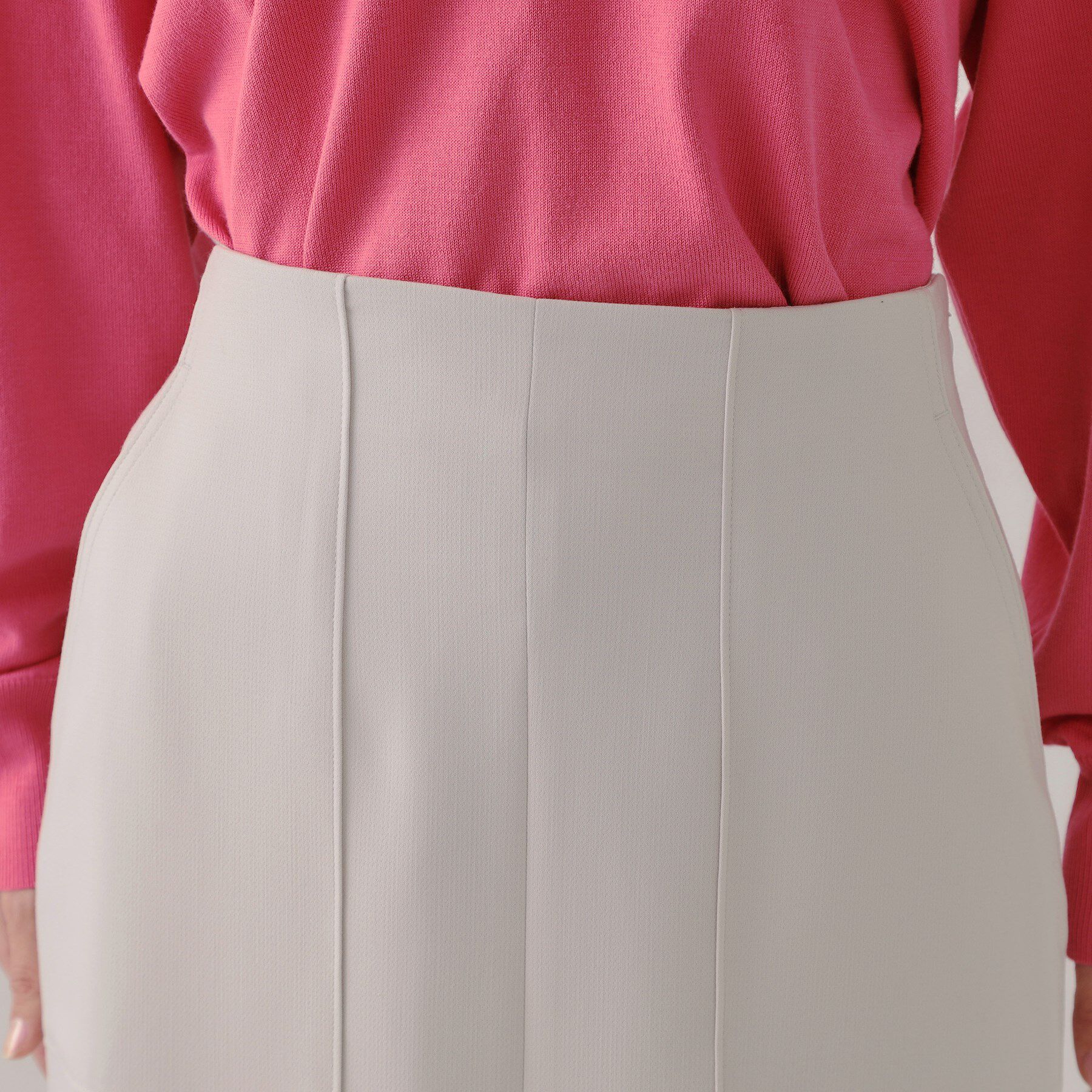 OPAQUE.CLIP「ストレッチダブルポケットタイトスカート【洗濯機洗い可/防シワ】」|スカート|