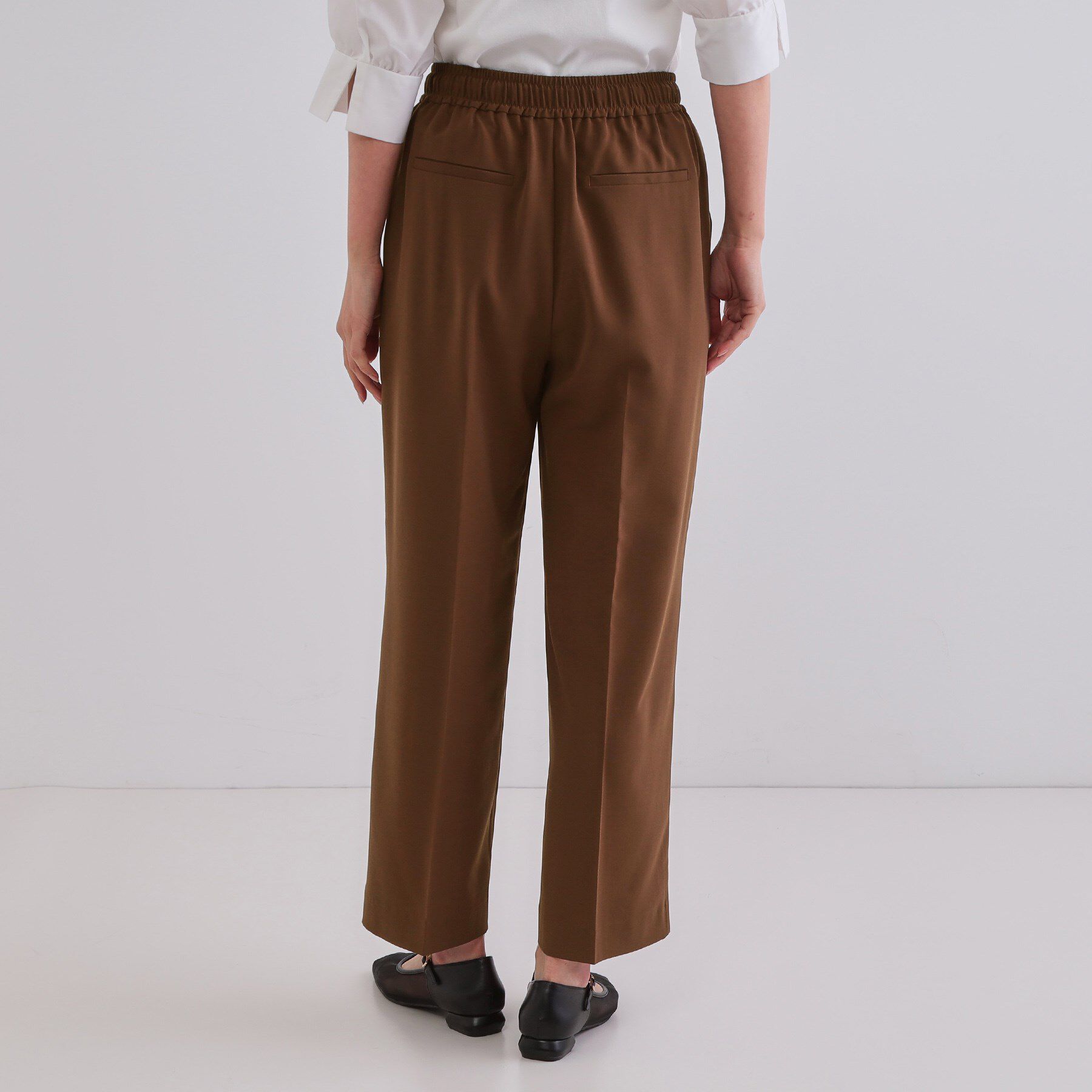 OPAQUE.CLIP「《6色展開/丈が選べる》美脚イージーワイドパンツ/セットアップ対応【ストレッチ/洗濯機洗い可/防シワ」|その他|