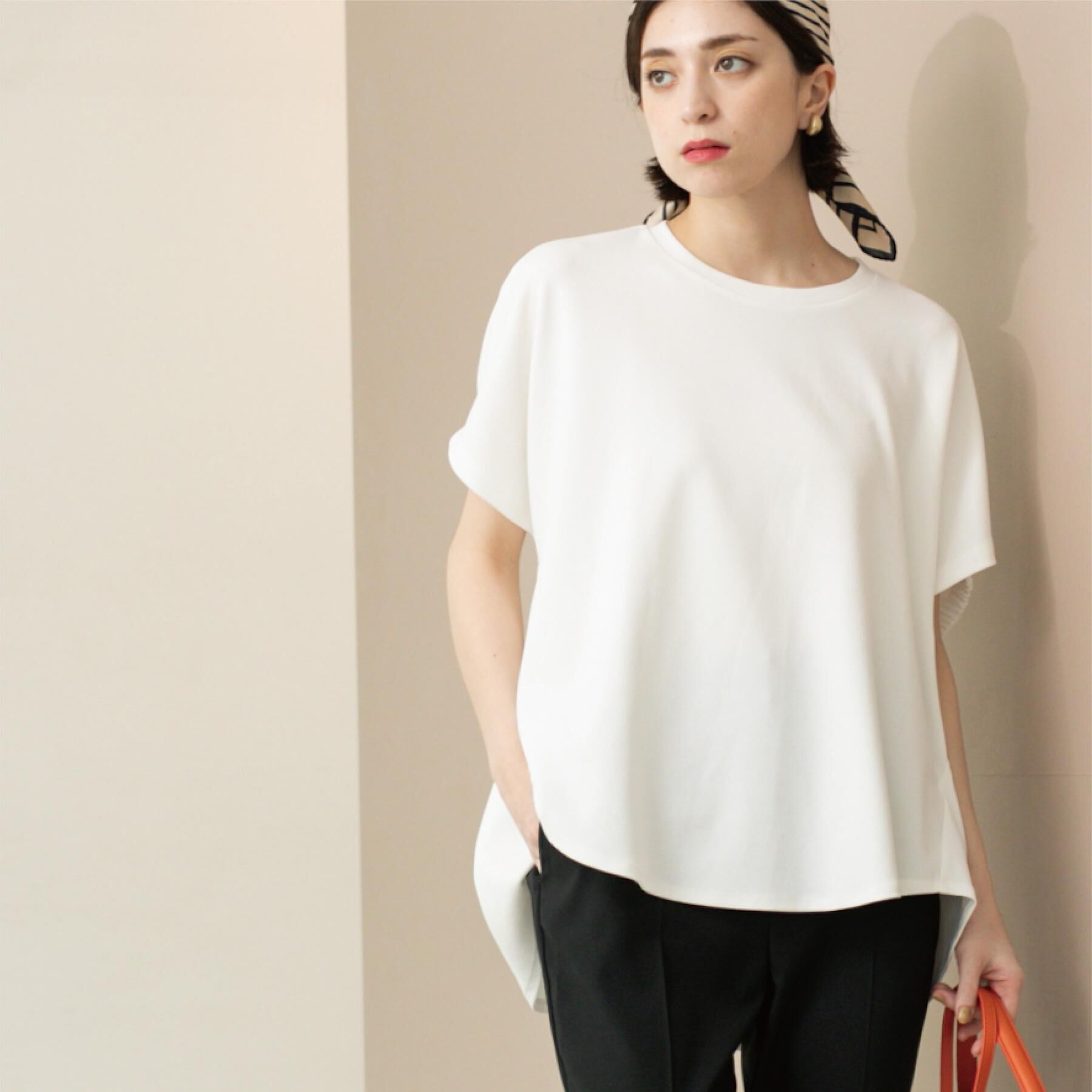 OPAQUE.CLIP「リラクシードルマンスリーブトップス【UV/吸水速乾/洗濯機洗い可】」|Tシャツ・カットソー|