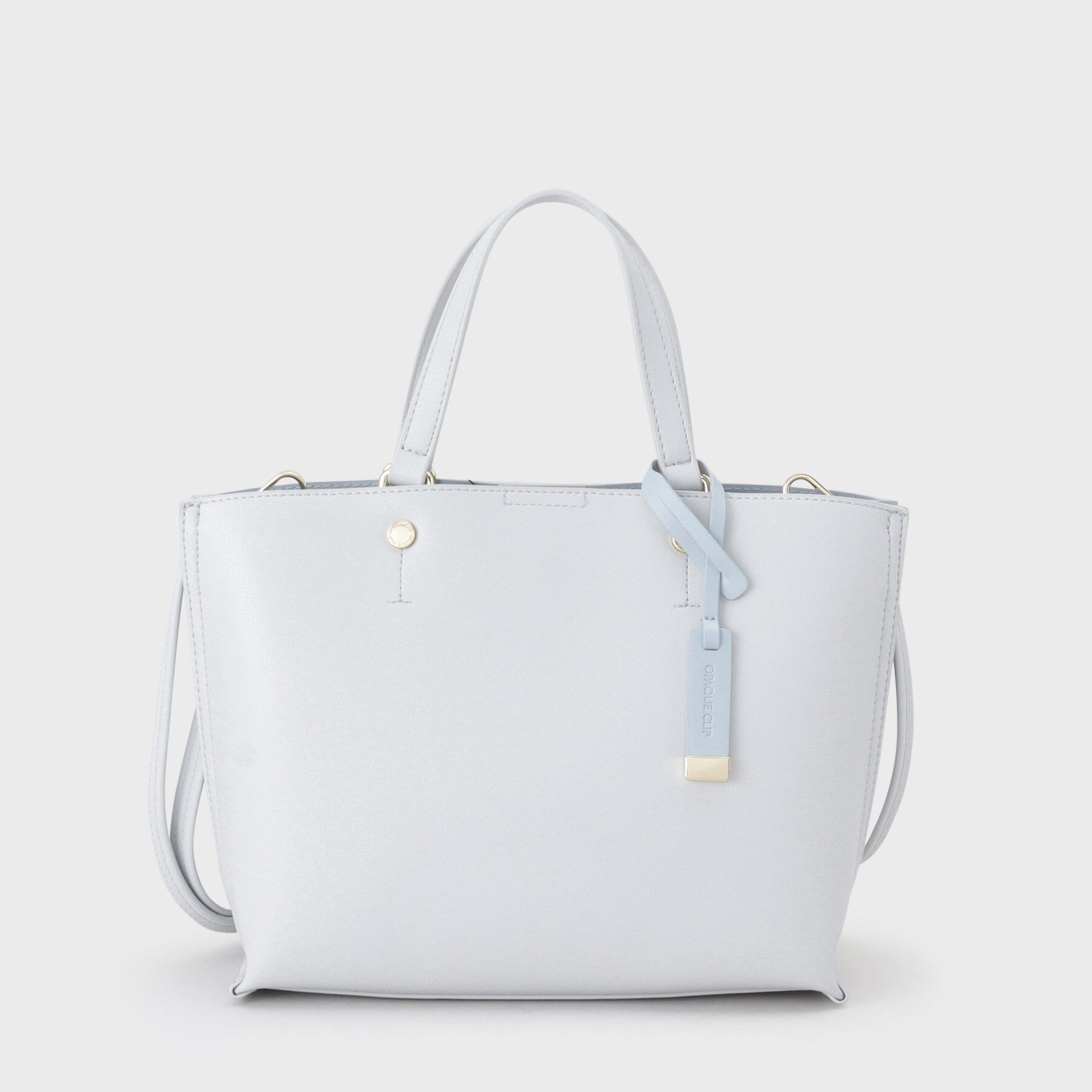 OPAQUE.CLIP「【2WAY】バイカラー3層ミドルトートバッグ」|トートバッグ|