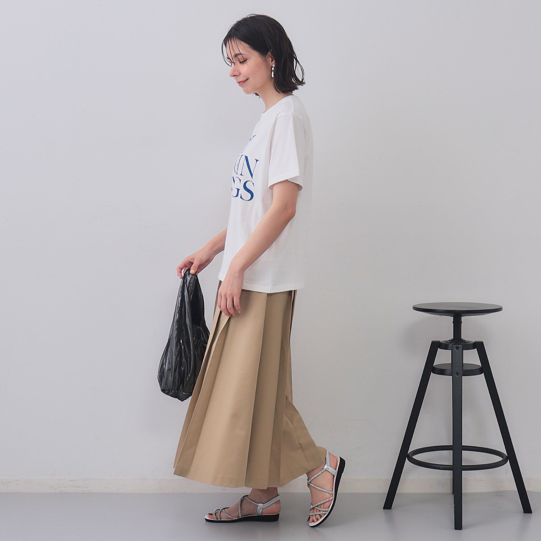 OPAQUE.CLIP「BIGロゴTシャツ【洗濯機洗い可】」|Tシャツ・カットソー|