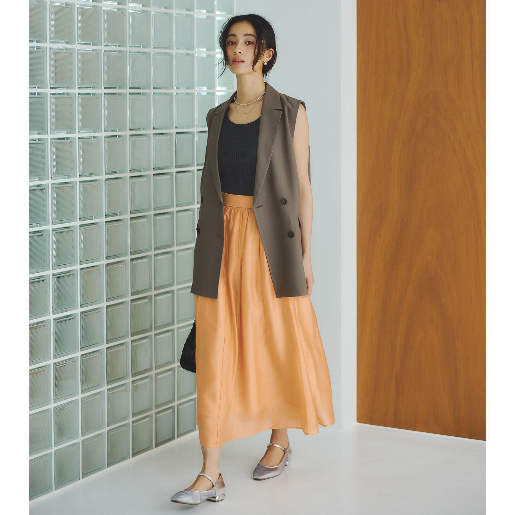 OPAQUE.CLIP「《美人百花掲載》テーラードジレ/セットアップ対応【洗える】」|ベスト・ジレ|