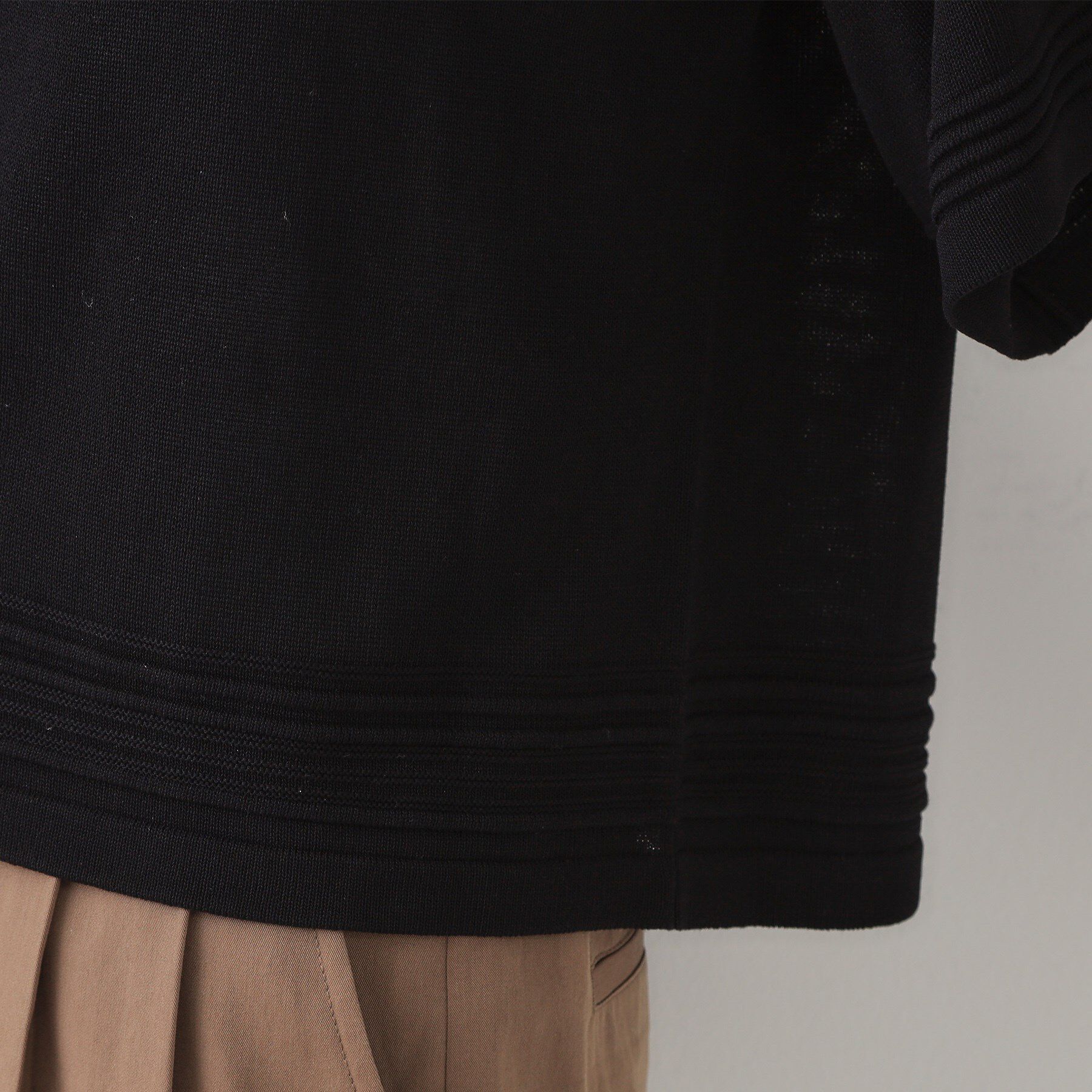 OPAQUE.CLIP「Vネックショートニットカーディガン【洗濯機洗い可/抗ピル】」|カーディガン|