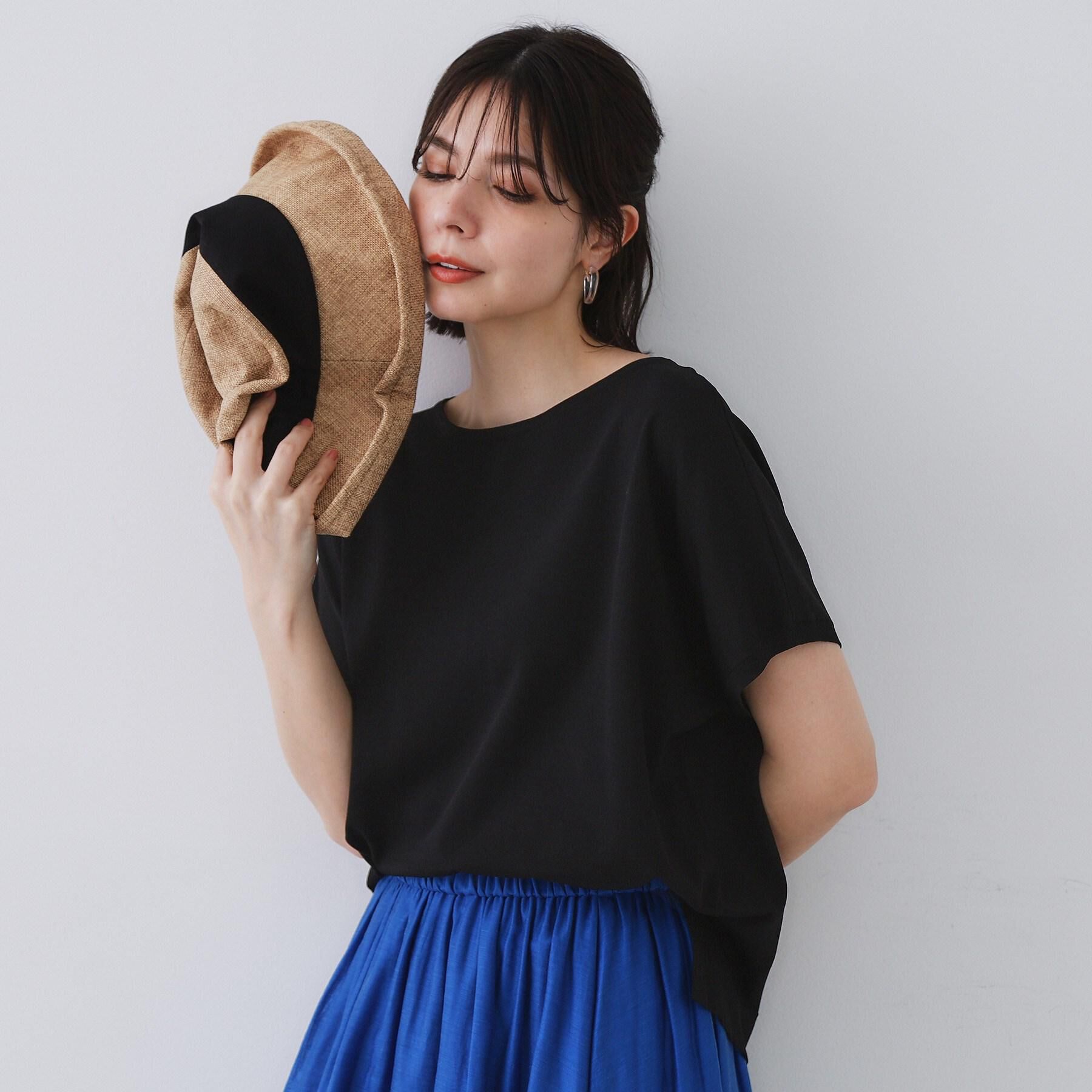 OPAQUE.CLIP「《6色展開/S-LLサイズ》ドルマンスリーブニット【UV/接触冷感/洗濯機洗い可/抗ピル】」|ニット・セーター|