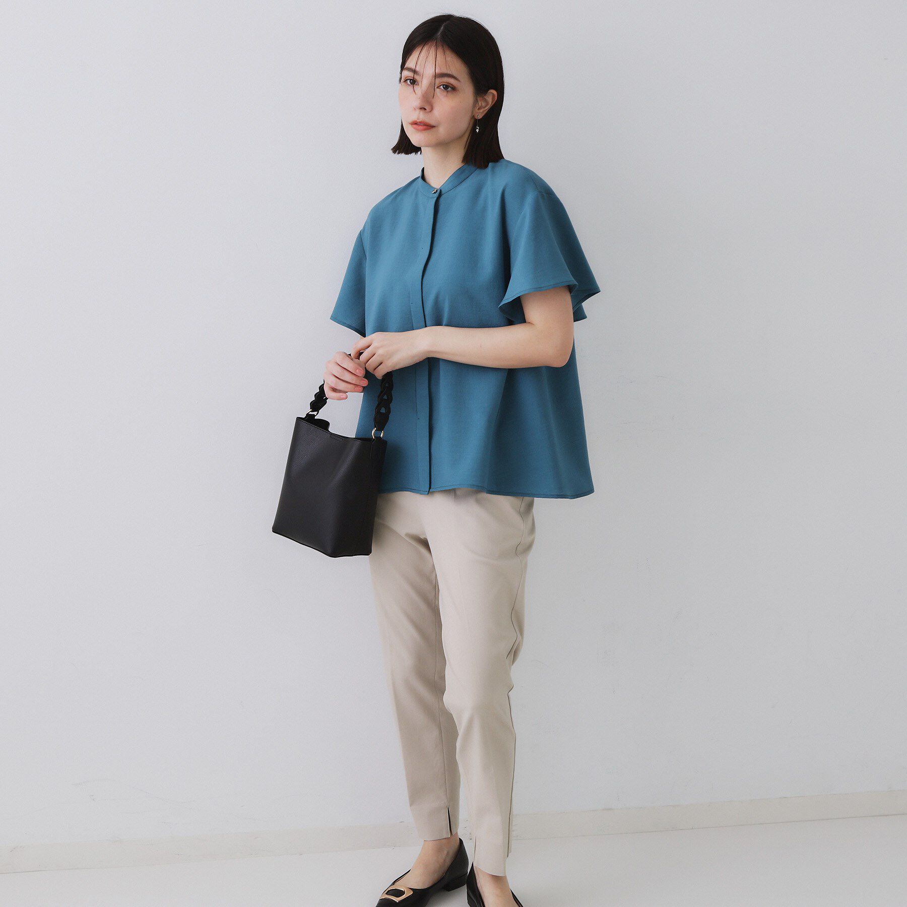 OPAQUE.CLIP「《S-LLサイズ》ハイストレッチスティックパンツ【洗濯機洗い可/接触冷感】」|その他|