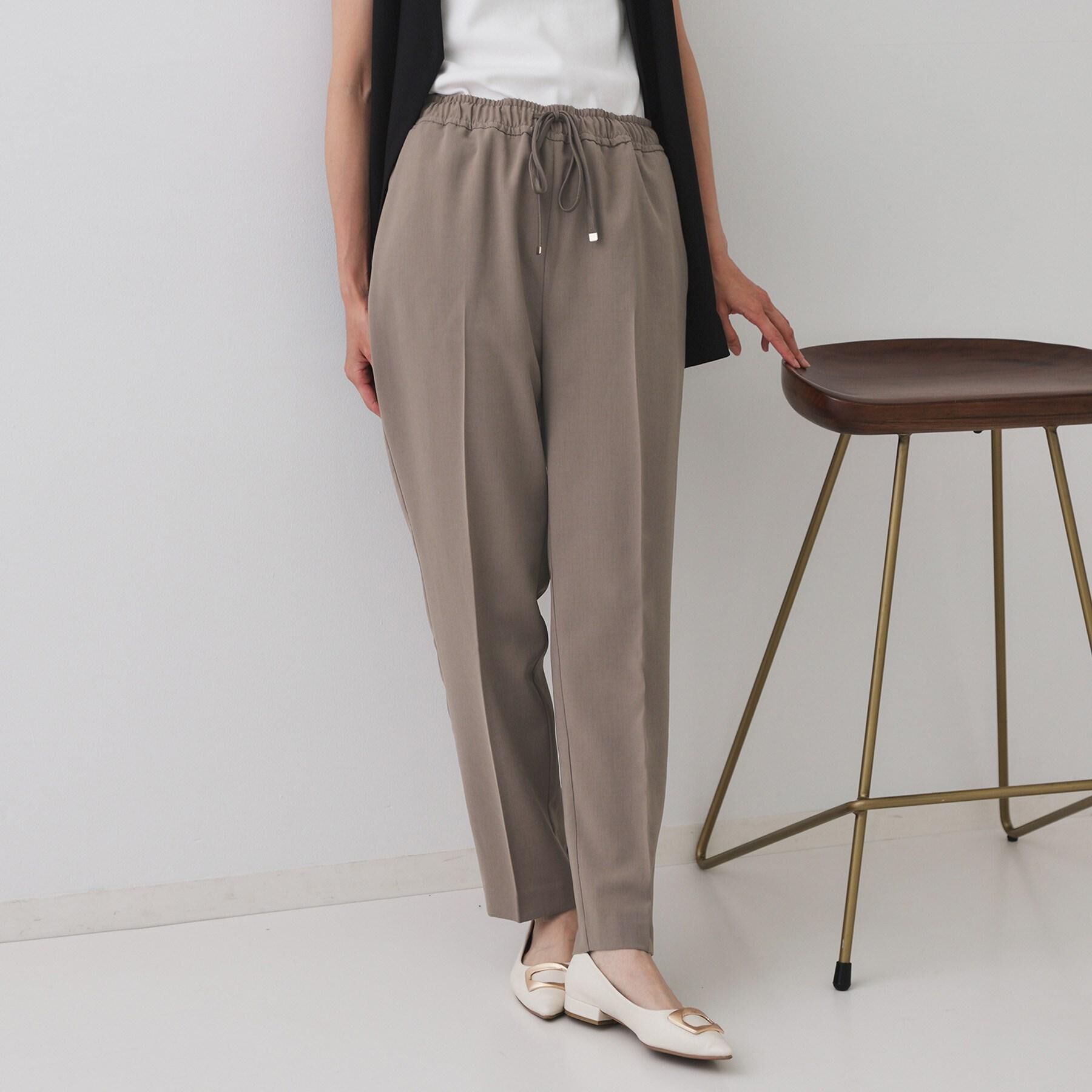 OPAQUE.CLIP「《丈が選べる/SS-LLサイズ》美脚ストレッチイージーテーパードパンツ/セットアップ対応【防シワ/洗」|その他|