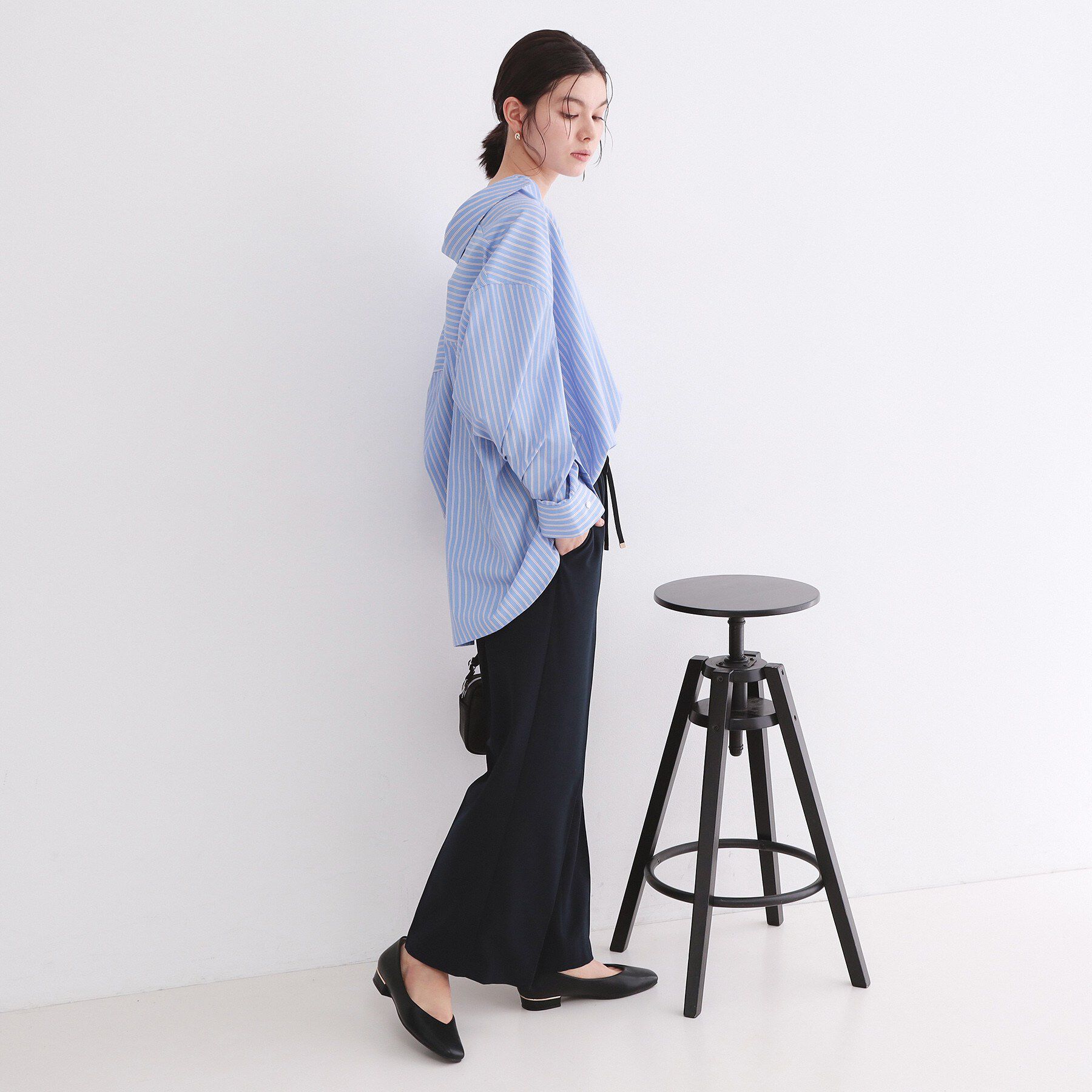 OPAQUE.CLIP「《丈が選べる/SS-LLサイズ》美脚ストレッチイージーワイドパンツ/セットアップ対応【防シワ/洗濯機」|その他|