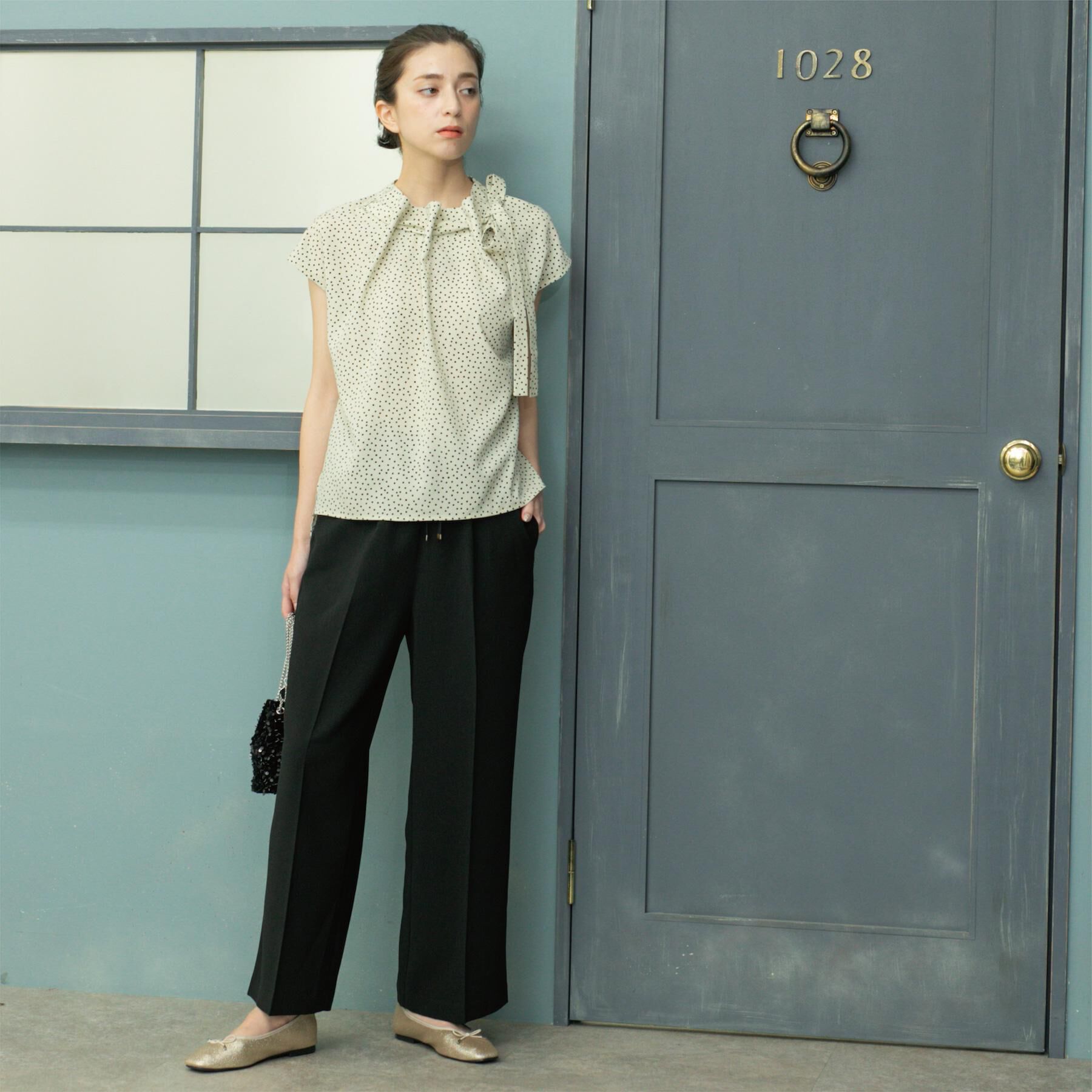 OPAQUE.CLIP「《丈が選べる/SS-LLサイズ》美脚ストレッチイージーワイドパンツ/セットアップ対応【防シワ/洗濯機」|その他|