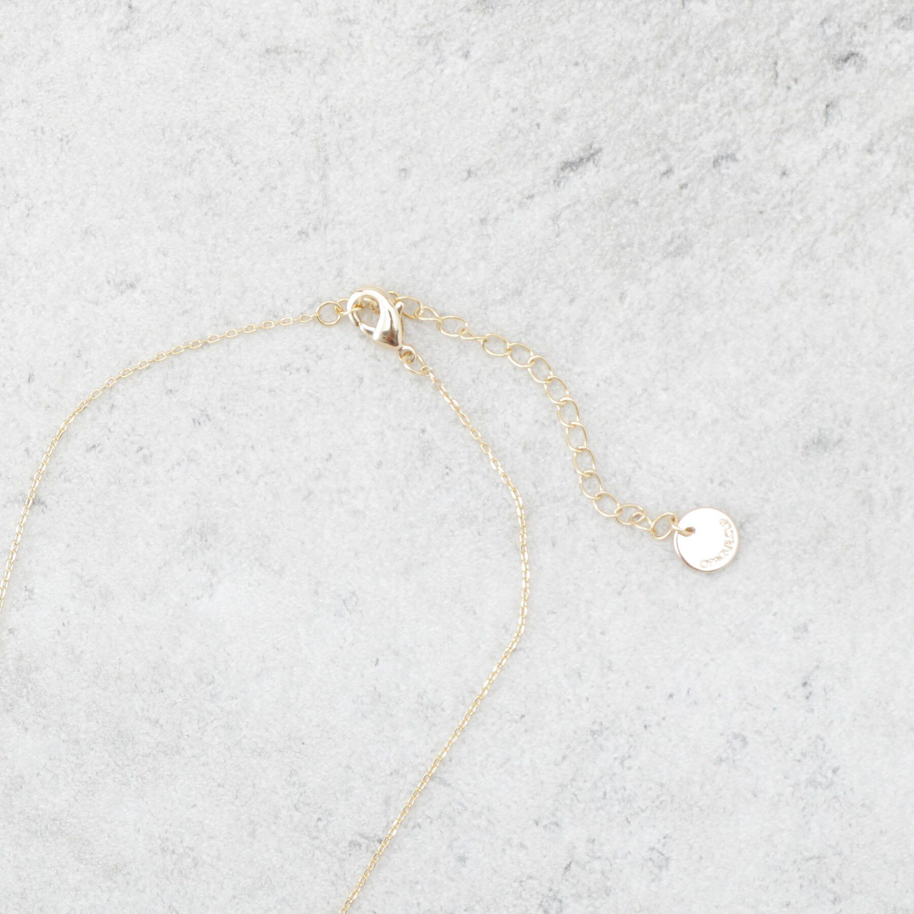 OPAQUE.CLIP「メタルダブルリングショートネックレス」|ネックレス|