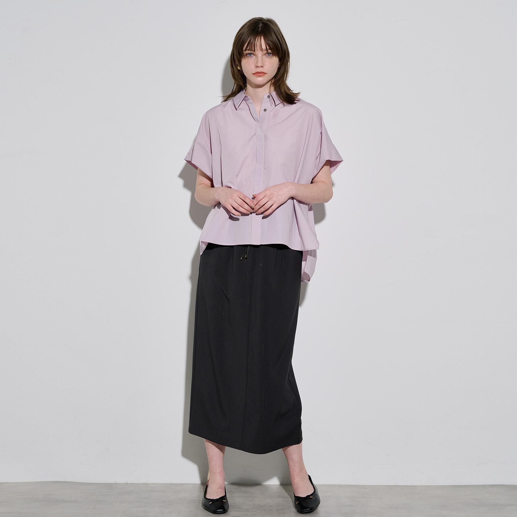 OPAQUE.CLIP「《andGIRL掲載》リラクシーシャツ【洗濯機洗い可】」|シャツ・ブラウス|