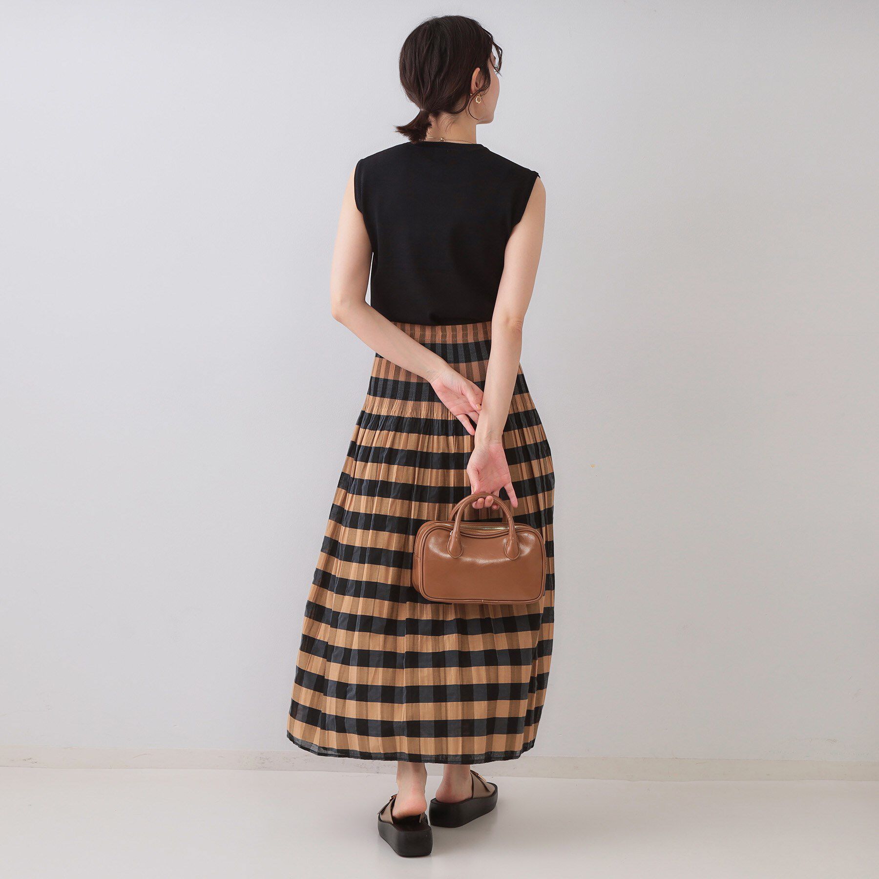 OPAQUE.CLIP「ラメテープロゴニット【洗濯機洗い可/抗ピル】」|ニット・セーター|