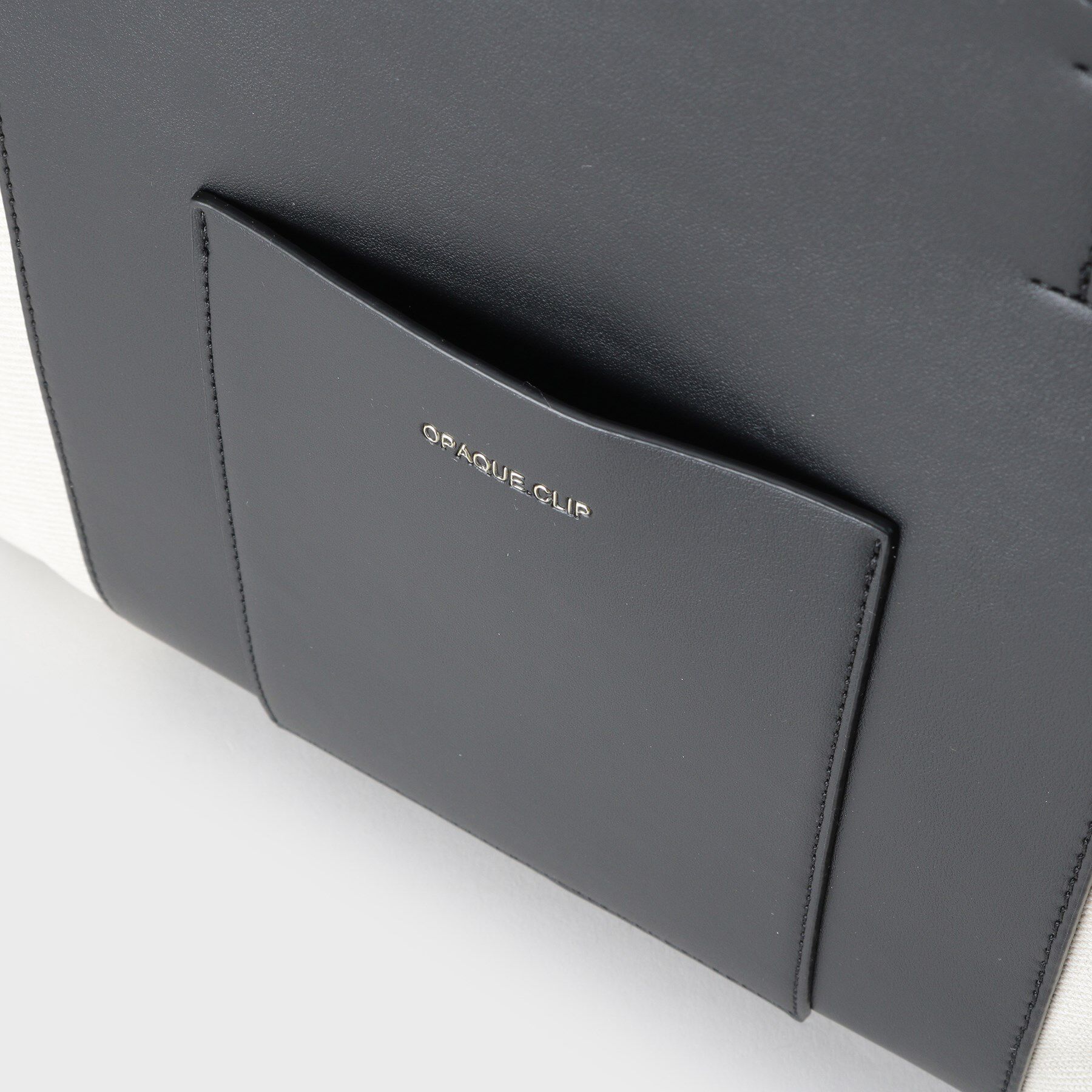 OPAQUE.CLIP「【A4サイズ対応/多ポケット】キャンバス調合皮トートバッグ」|トートバッグ|