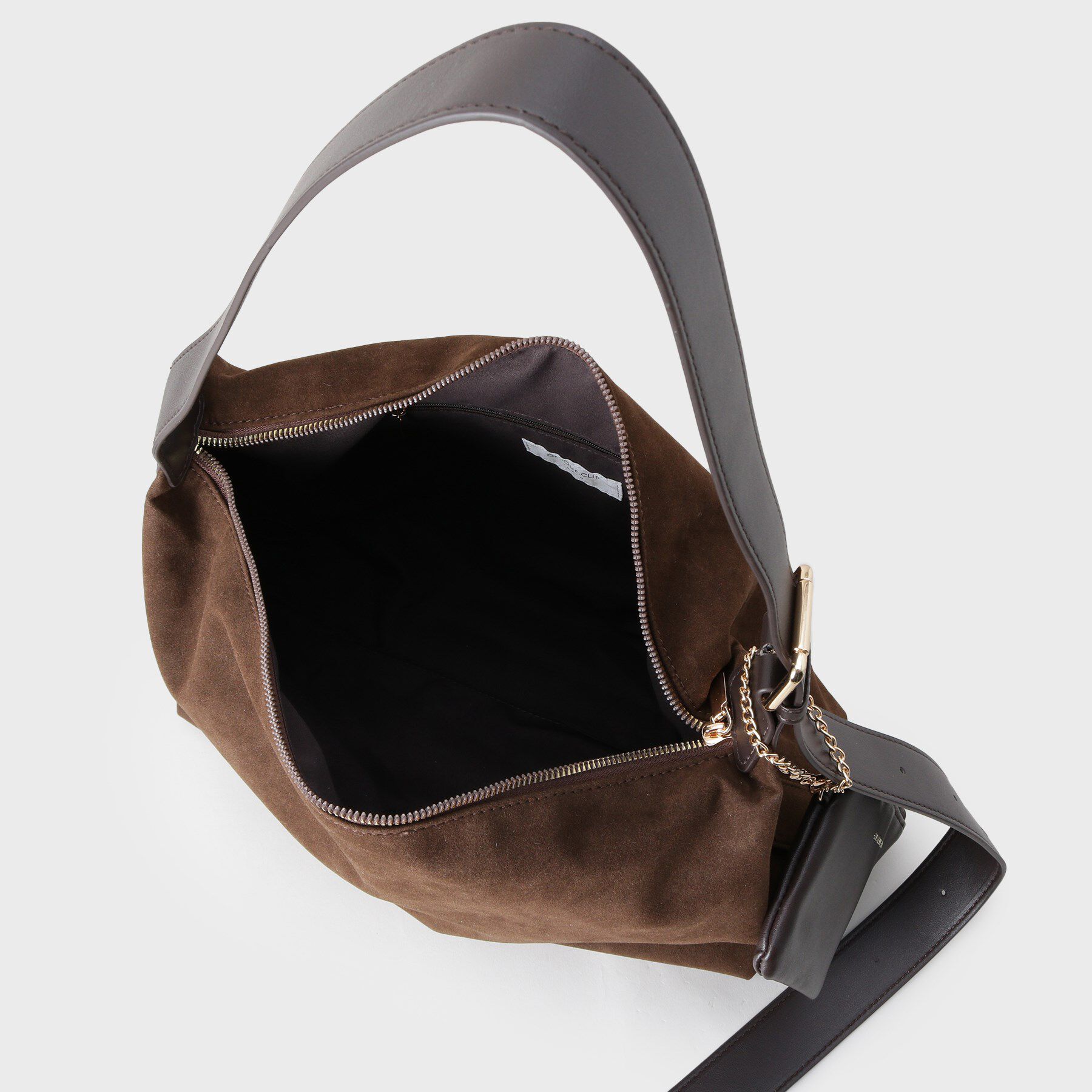 OPAQUE.CLIP「【2WAY/A4サイズ対応】ポーチ付きフェイクスエードショルダーバッグ」|ショルダー・メッセンジャー|