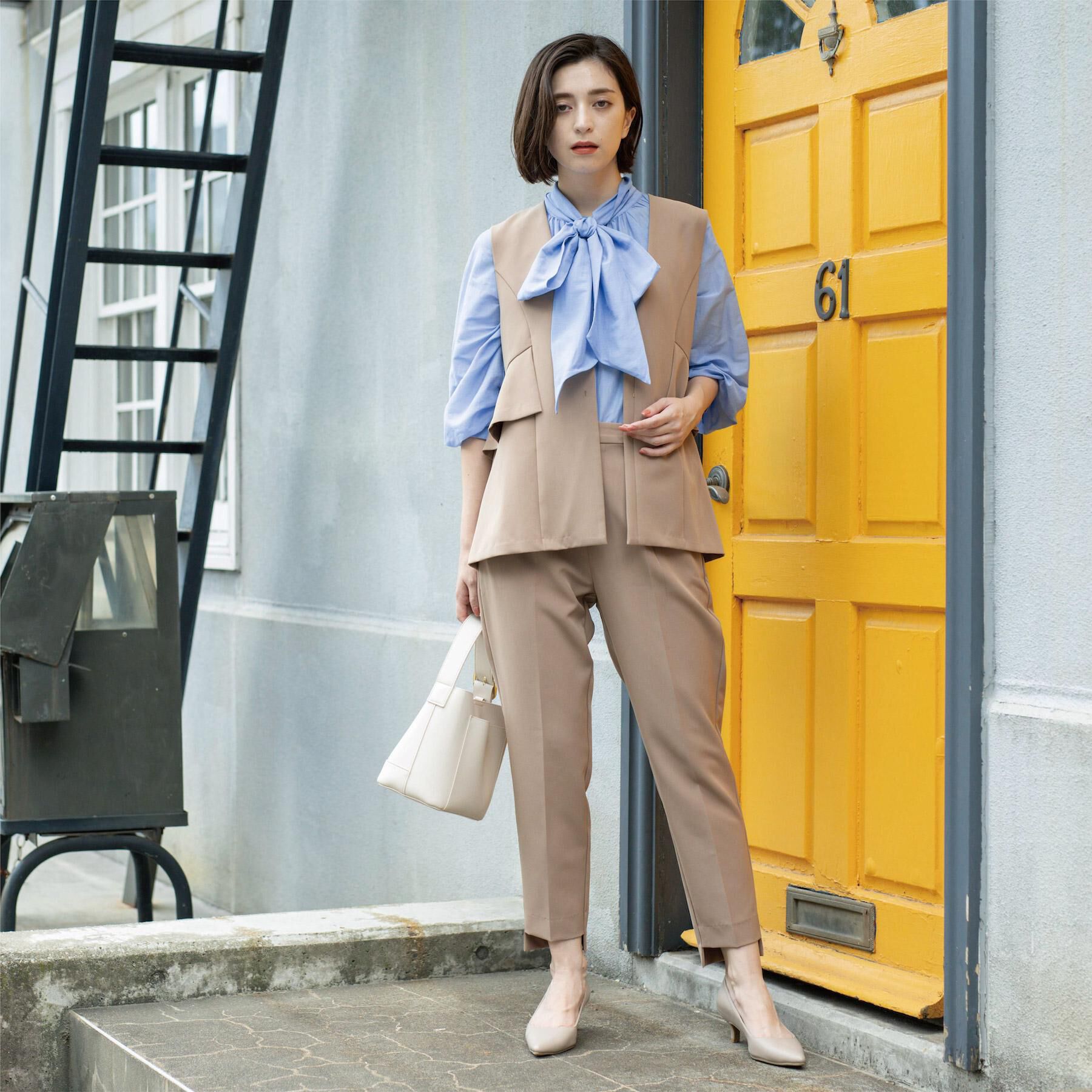 OPAQUE.CLIP「2WAYシアーボウタイブラウス【洗濯機洗い可】」|シャツ・ブラウス|