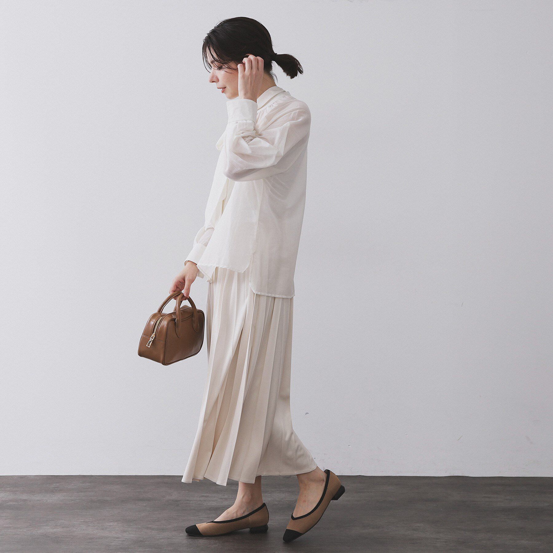 OPAQUE.CLIP「2WAYシアーボウタイブラウス【洗濯機洗い可】」|シャツ・ブラウス|