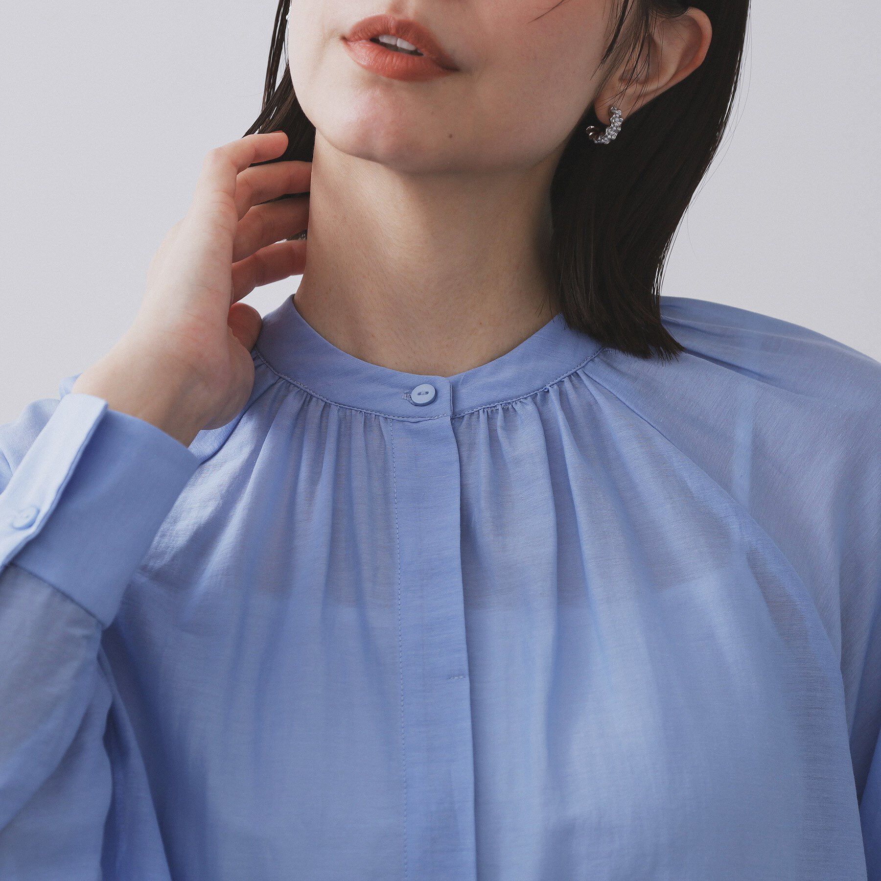 OPAQUE.CLIP「2WAYシアーボウタイブラウス【洗濯機洗い可】」|シャツ・ブラウス|