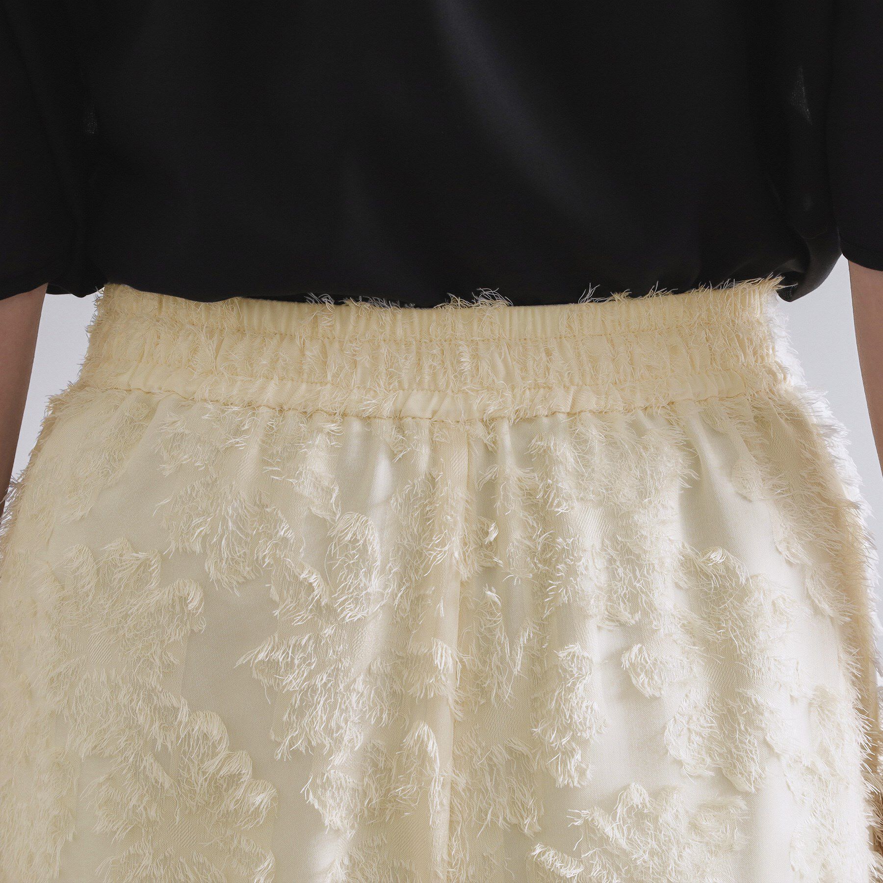 OPAQUE.CLIP「フリンジジャカードイージーパンツ【洗濯機洗い可】」|その他|