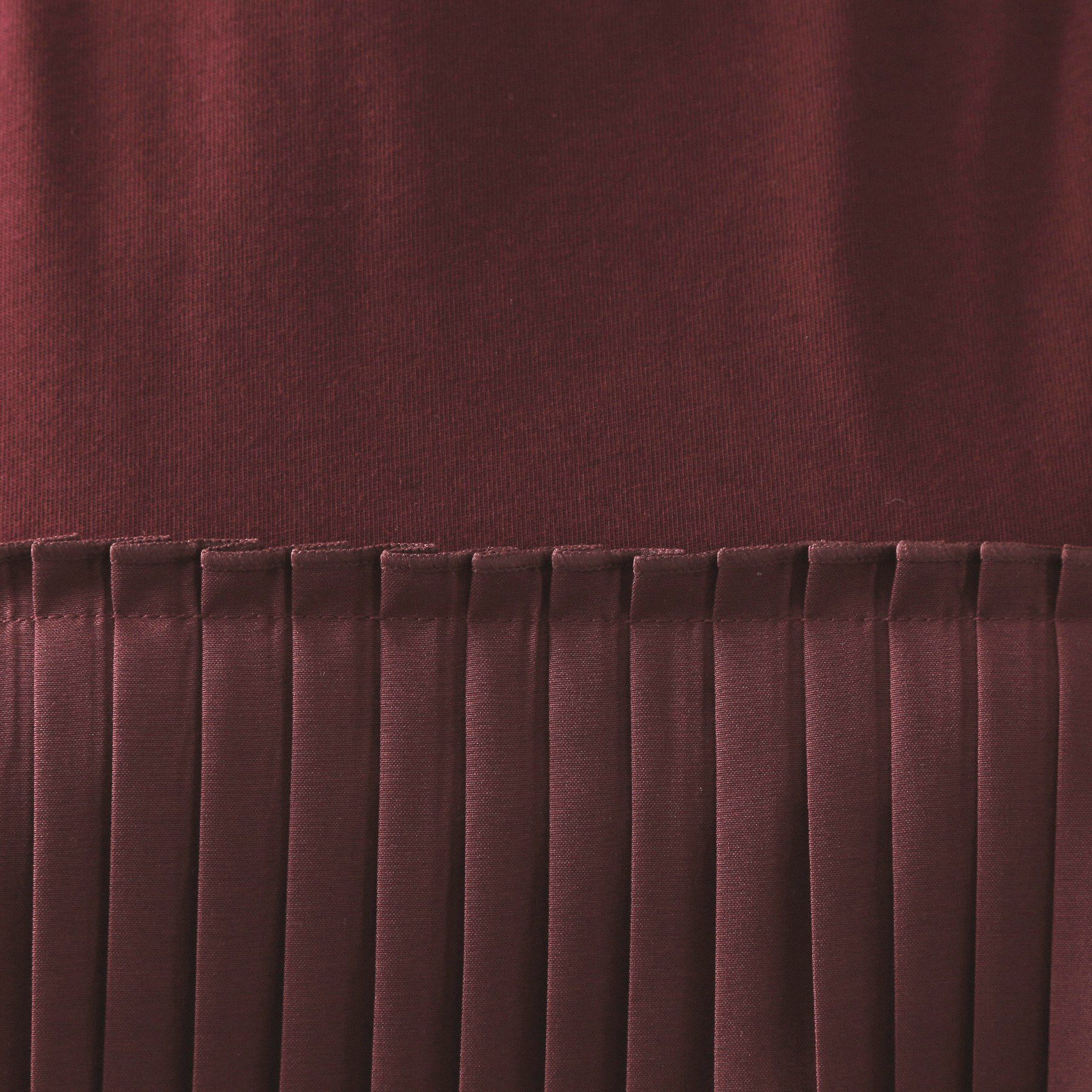 OPAQUE.CLIP「プリーツドッキングカットソー【洗濯機OK】」|Tシャツ・カットソー|