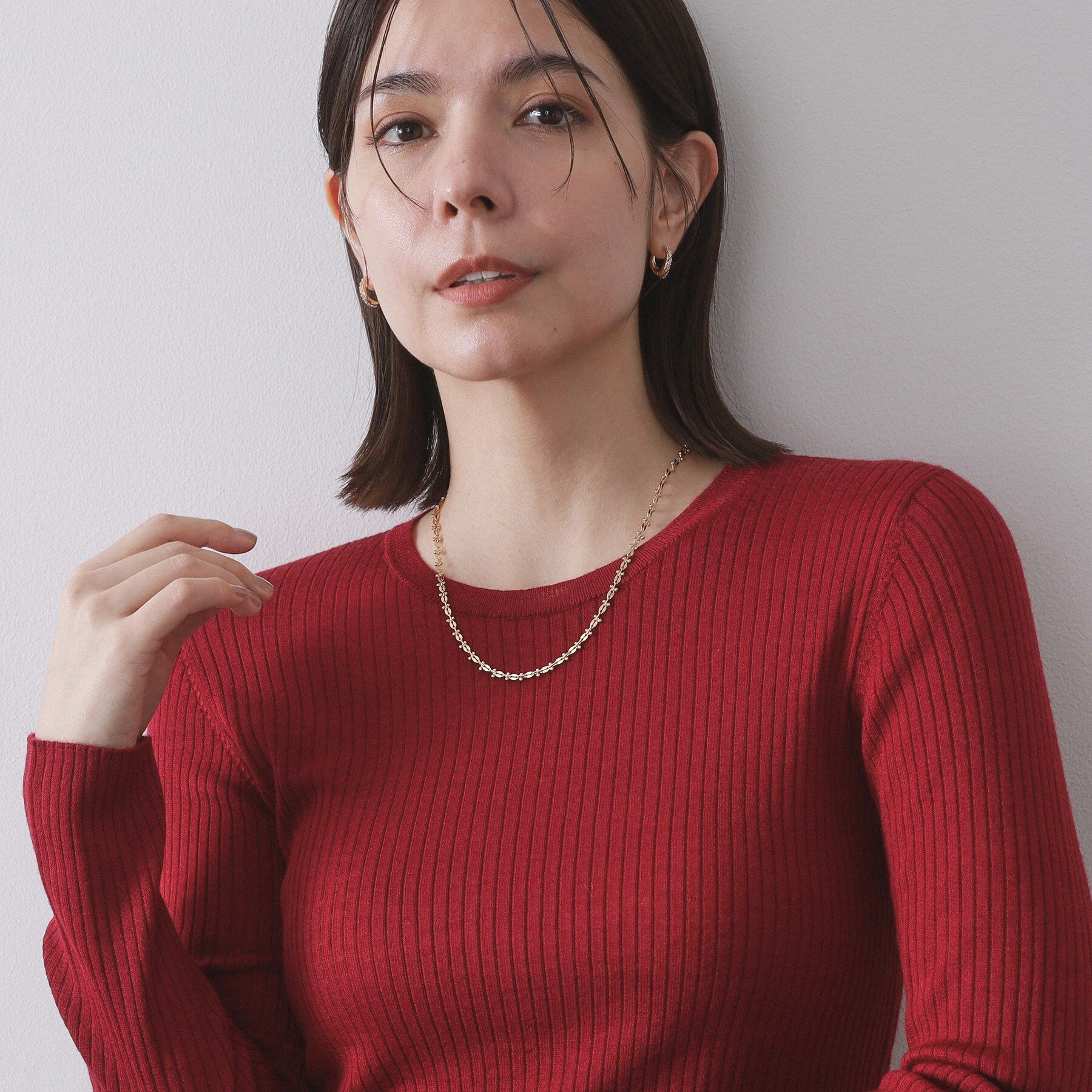 OPAQUE.CLIP「華奢チェーンネックレス」|ネックレス|