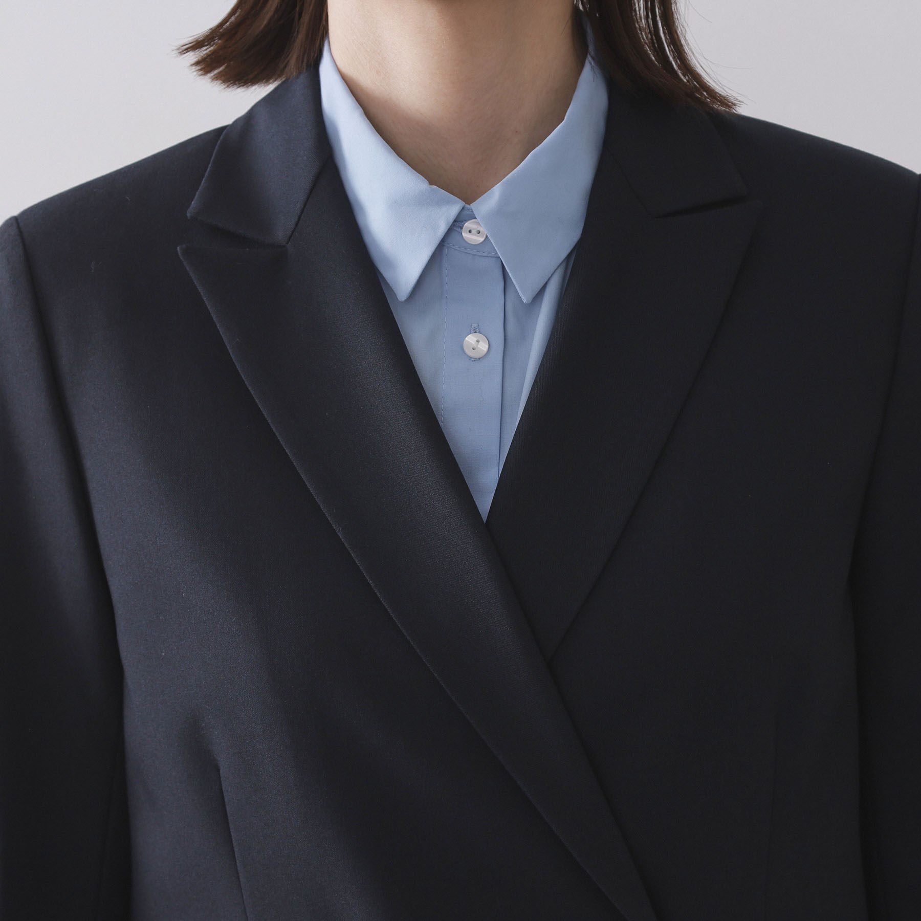 OPAQUE.CLIP「金ボタンダブルブレストテーラードジャケット【洗える】」|テーラードジャケット|