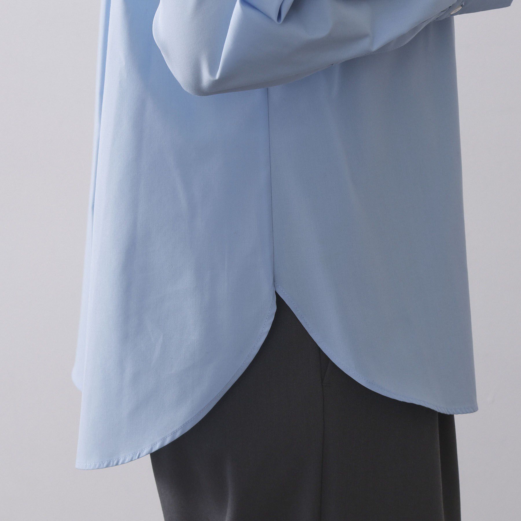 OPAQUE.CLIP「ポケット刺繍レギュラーカラーシャツ【洗濯機OK】」|シャツ・ブラウス|