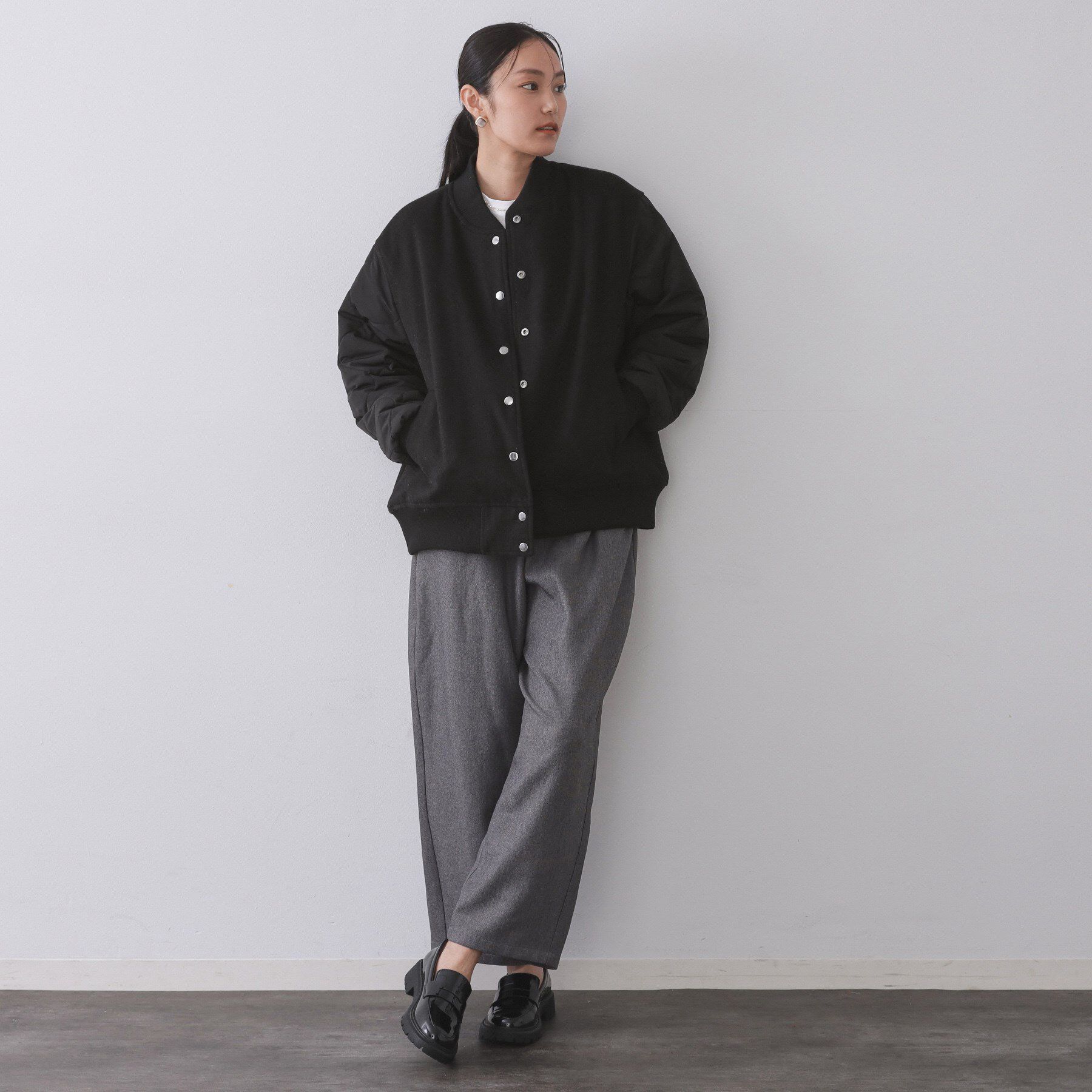 OPAQUE.CLIP「《リバーシブル》キルティングブルゾン」|ブルゾン・スタジャン|