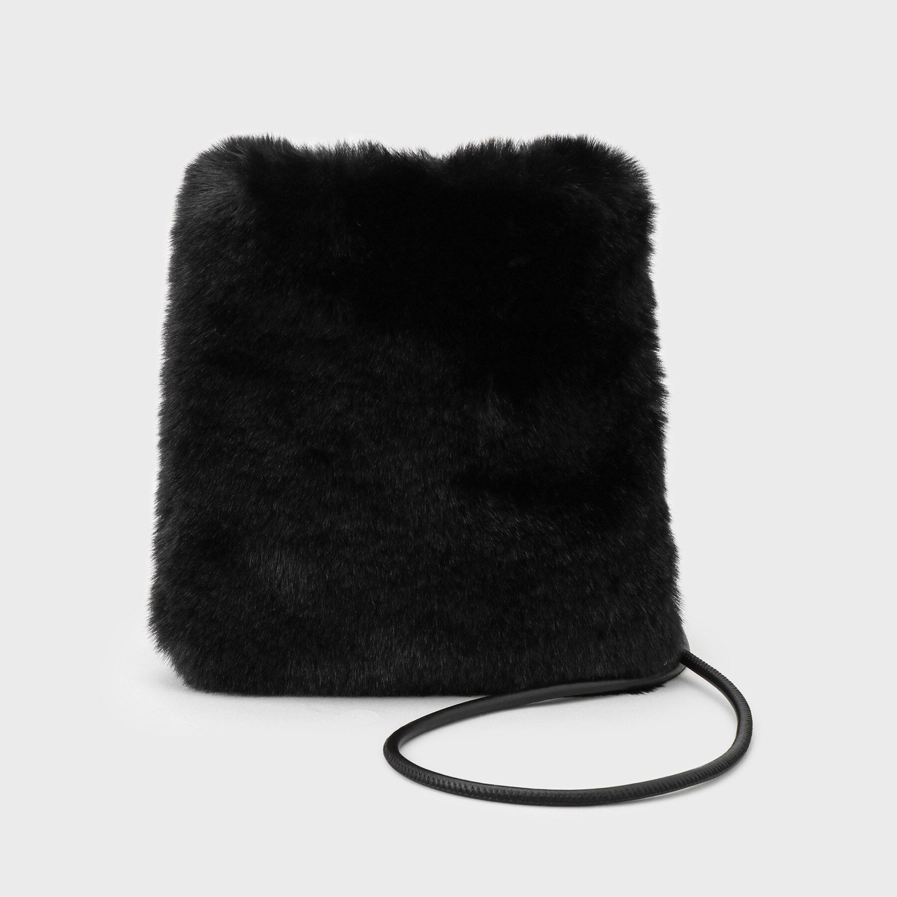 OPAQUE.CLIP「【11色展開】フェイクファースクエアミニポシェット」|ショルダー・メッセンジャー|