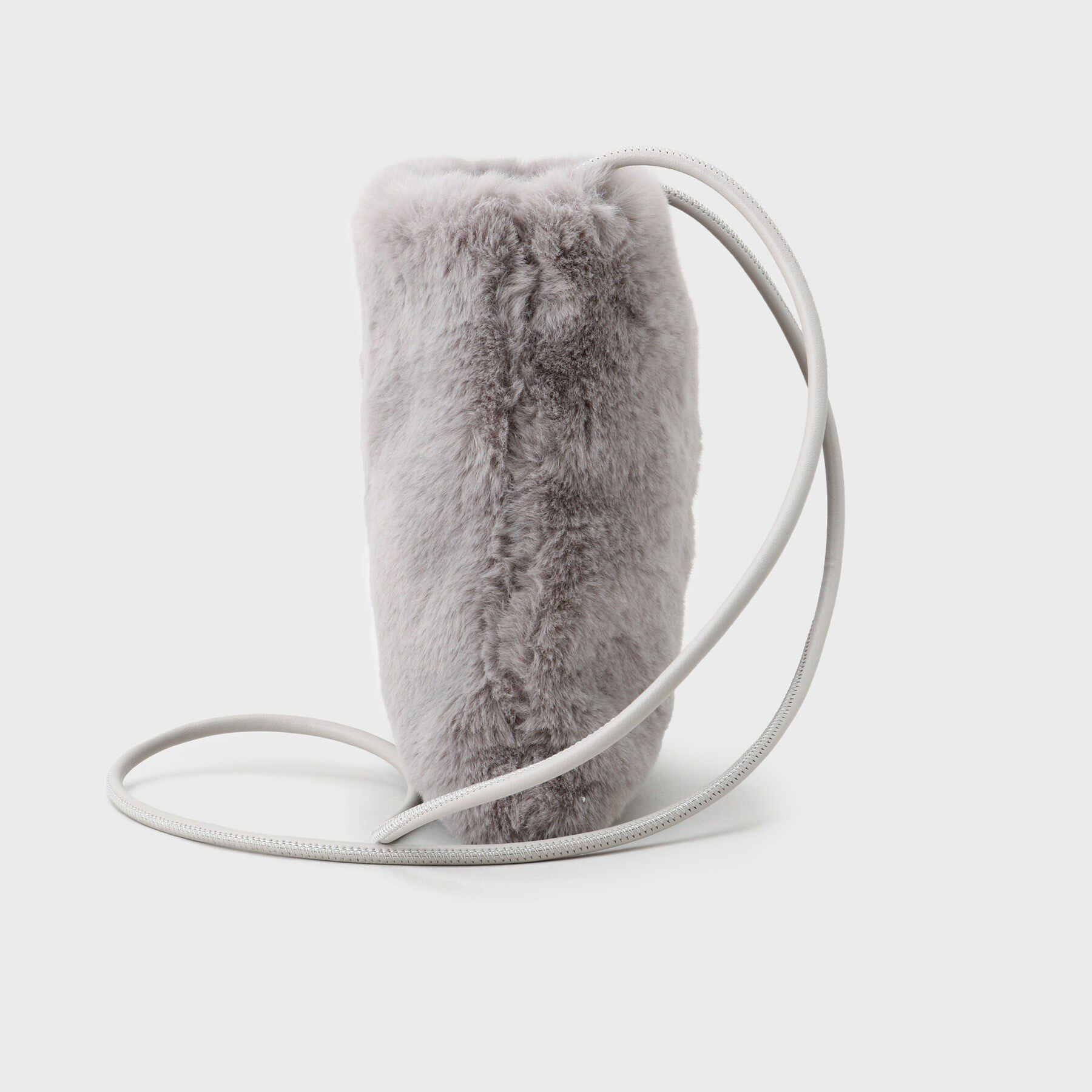 OPAQUE.CLIP「【11色展開】フェイクファースクエアミニポシェット」|ショルダー・メッセンジャー|