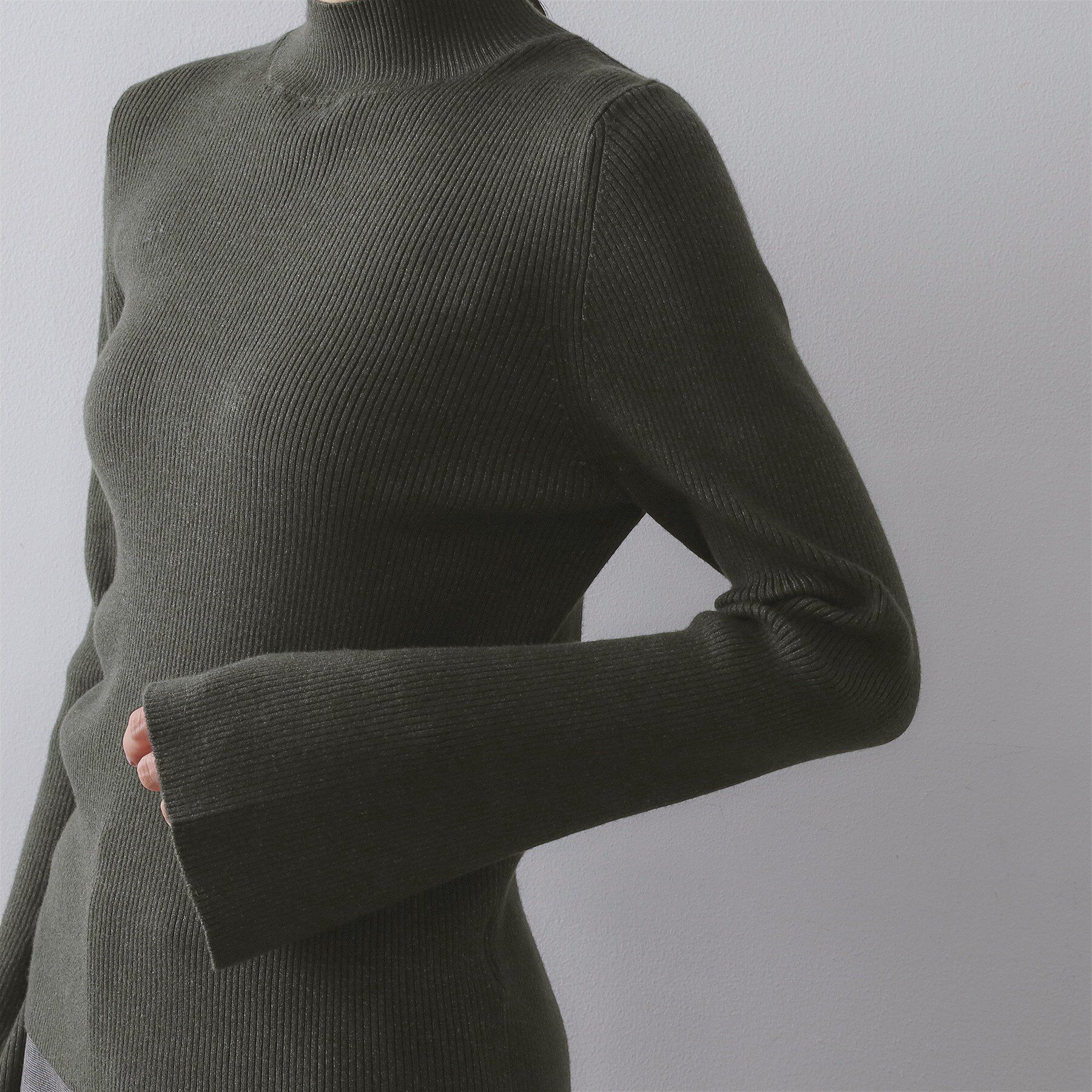 OPAQUE.CLIP「《ツインセット》ベスト&times;リブニット【洗濯機OK】」|その他|