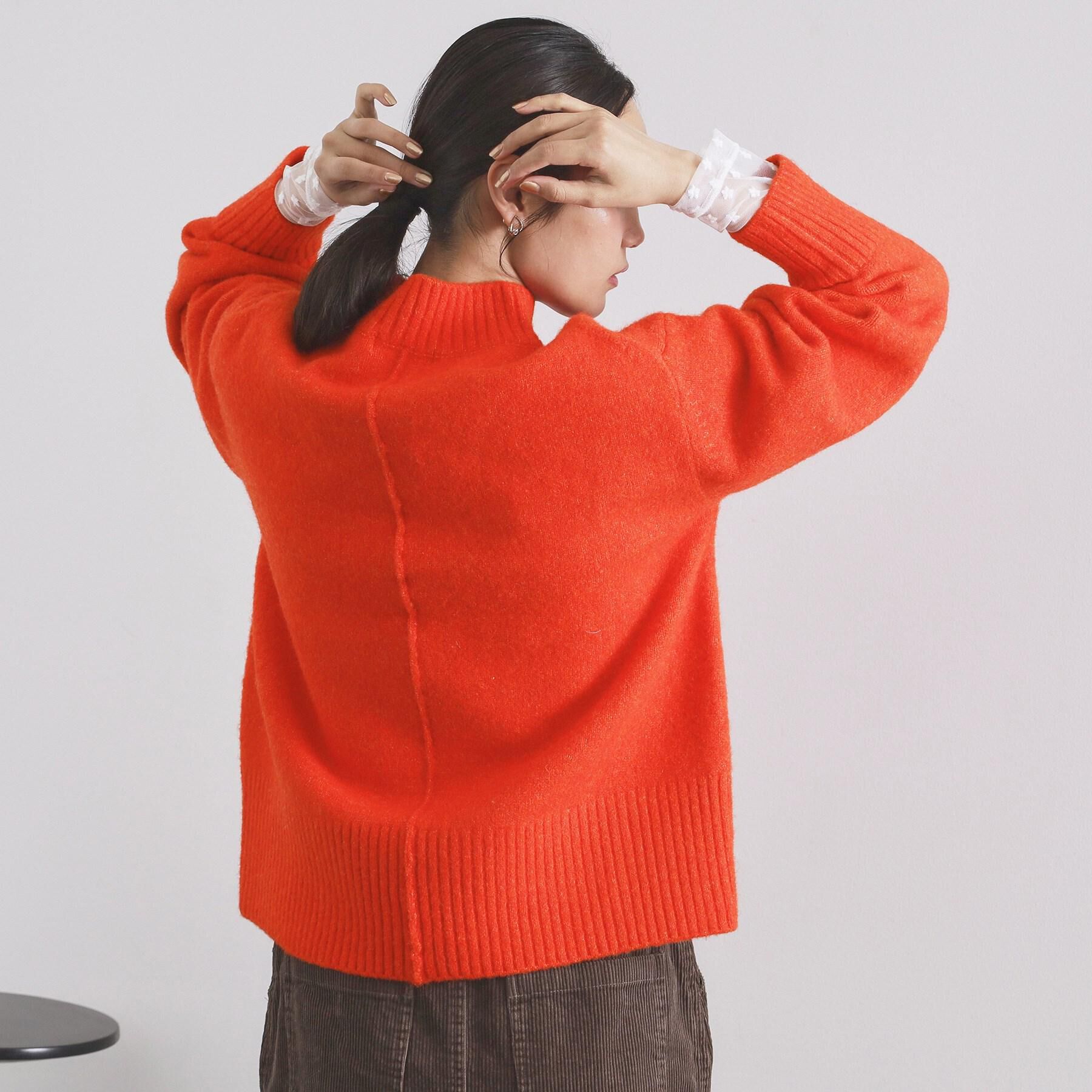 OPAQUE.CLIP「ふわふわハイネックニット【洗濯機OK】」|ニット・セーター|