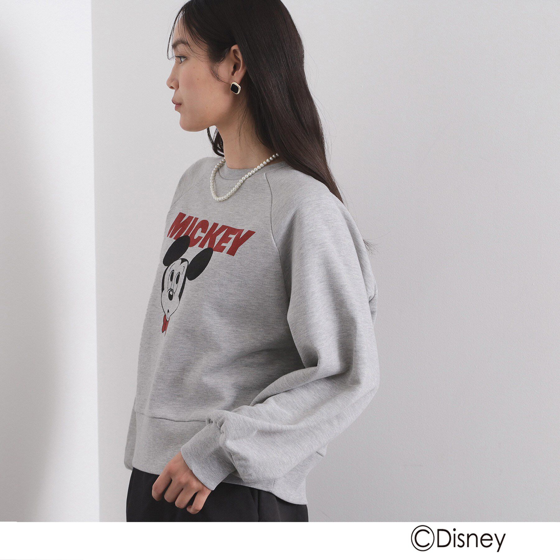 OPAQUE.CLIP「《Mickey Mouse》プリントアソートスウェット【洗濯機OK】」|パーカー|