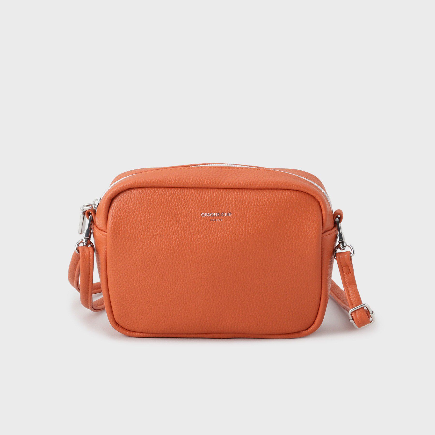 OPAQUE.CLIP「シュリンク合皮スクエアミニショルダーバッグ【軽量／長さ調整可能】」|ショルダー・メッセンジャー|
