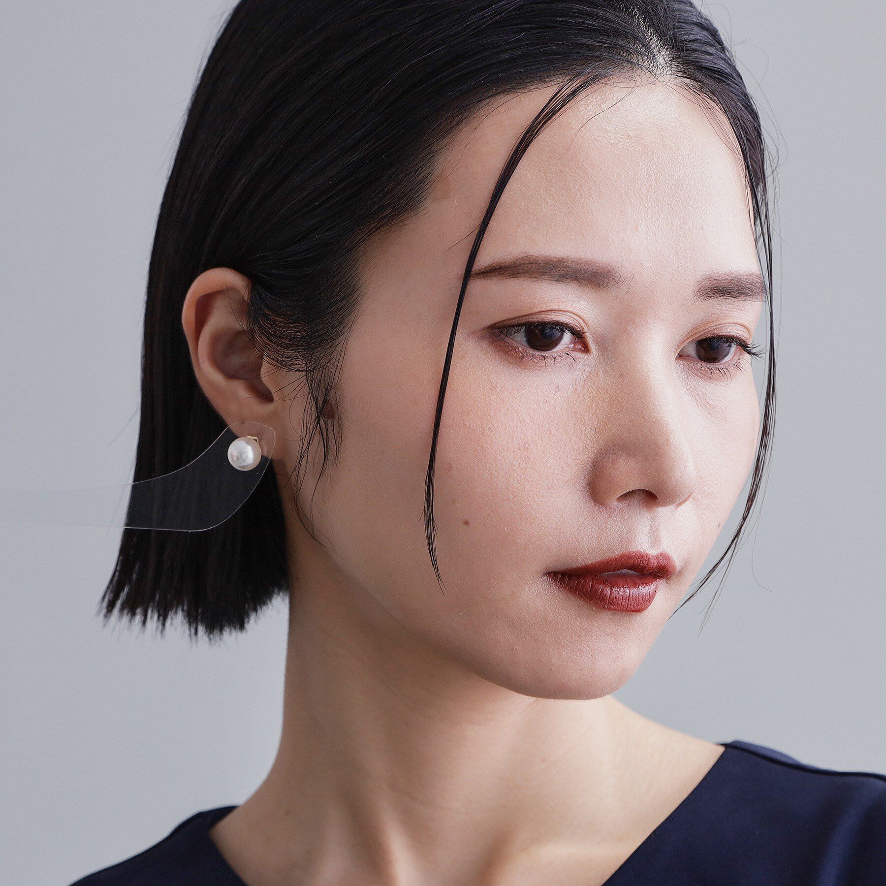 OPAQUE.CLIP「フェイクパールピアス」|ピアス|