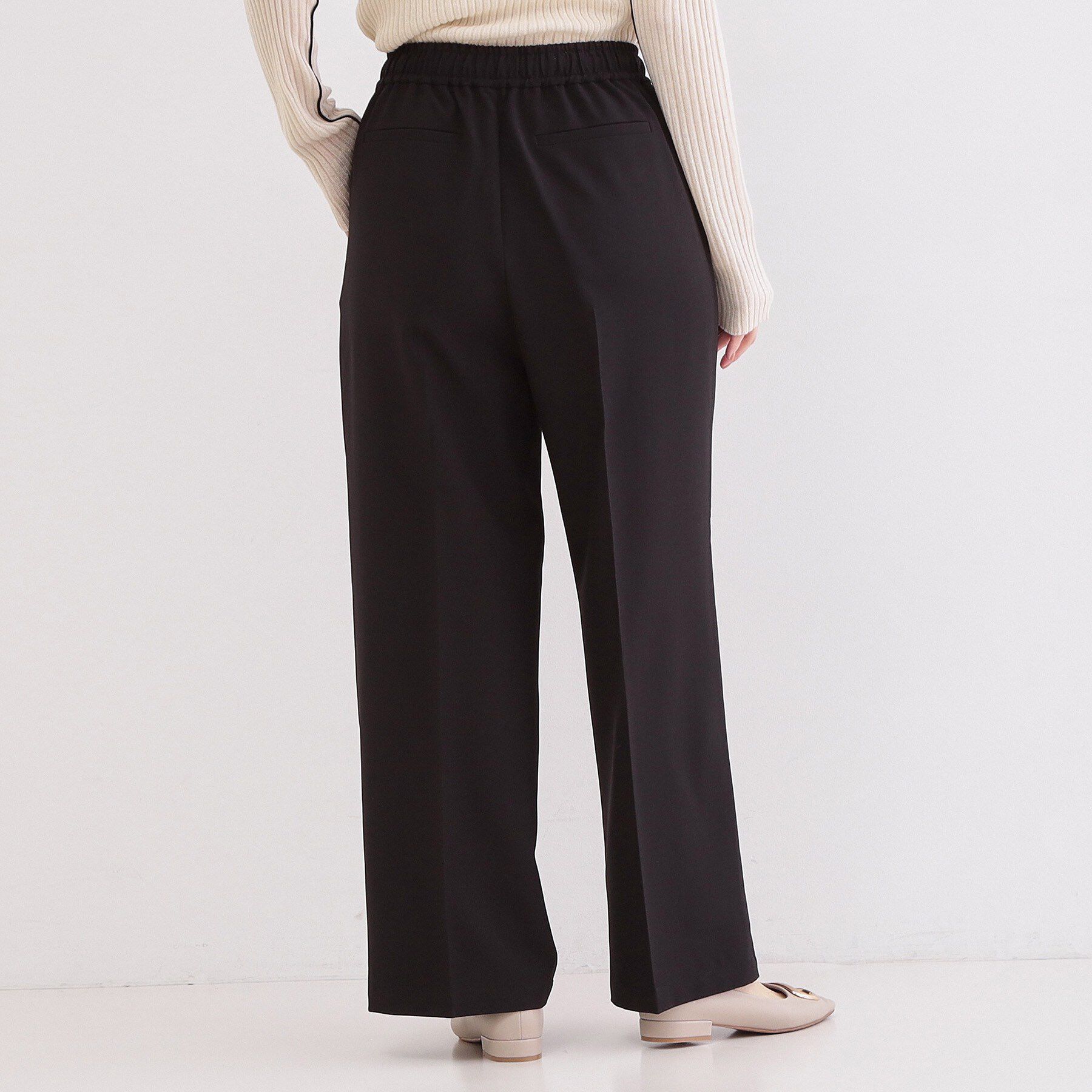 OPAQUE.CLIP「美脚ストレッチイージーワイドパンツ【洗濯機OK】」|その他|