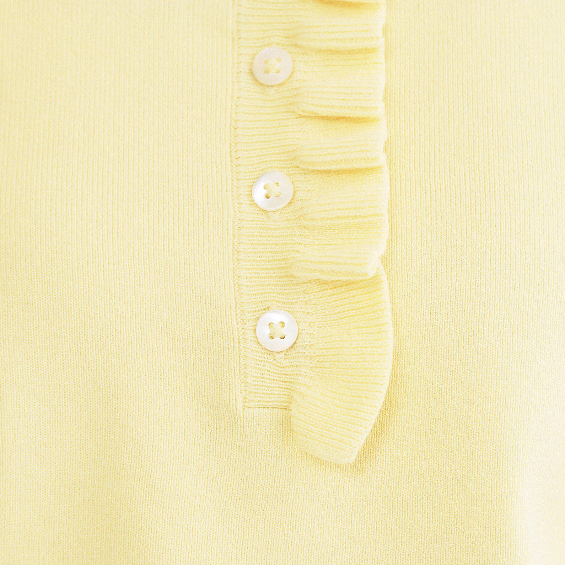 OPAQUE.CLIP「フリルヘンリーネックニット【洗濯機OK/抗ピル】」|ニット・セーター|