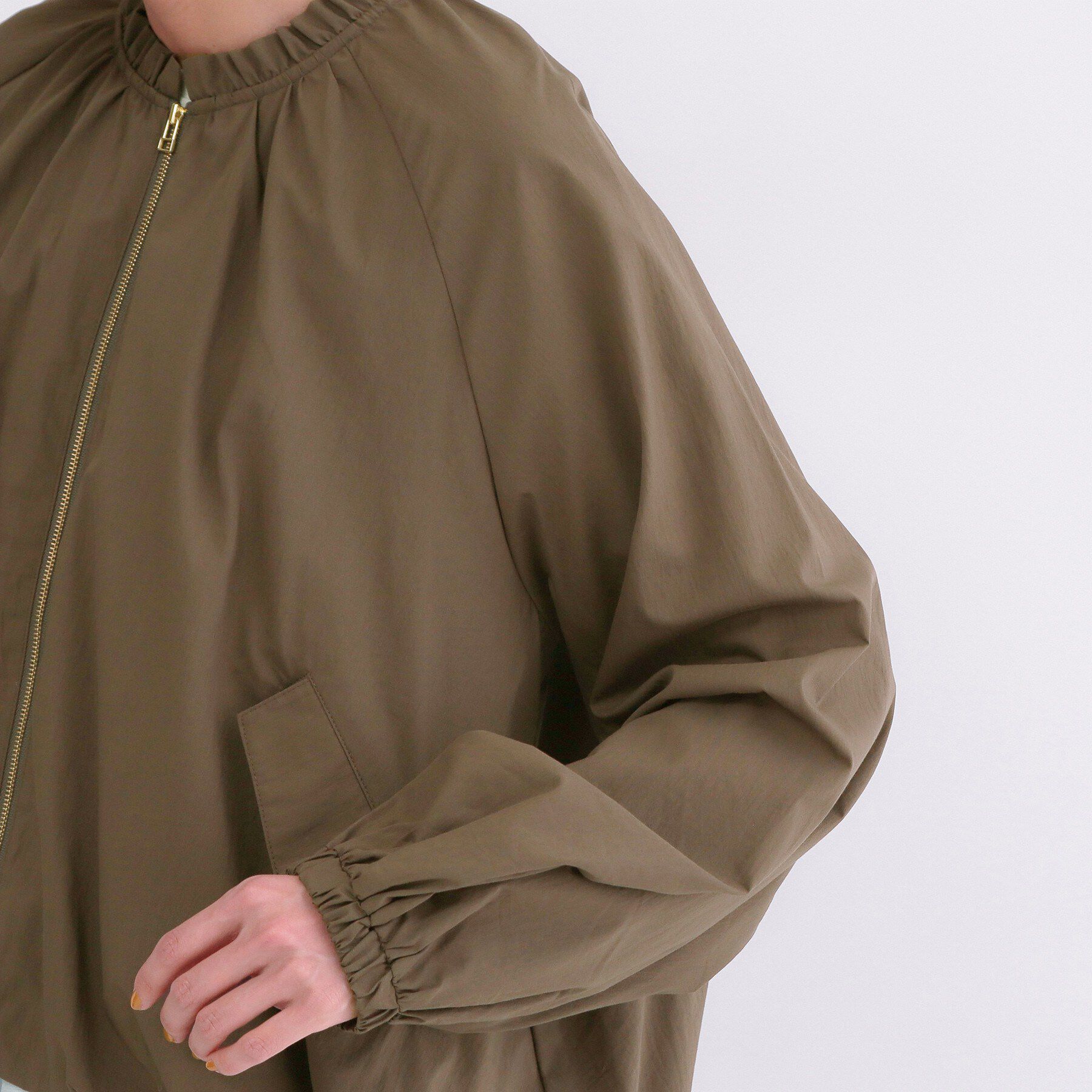 OPAQUE.CLIP「撥水 裾バルーンブルゾン【洗濯機OK】」|ブルゾン・スタジャン|