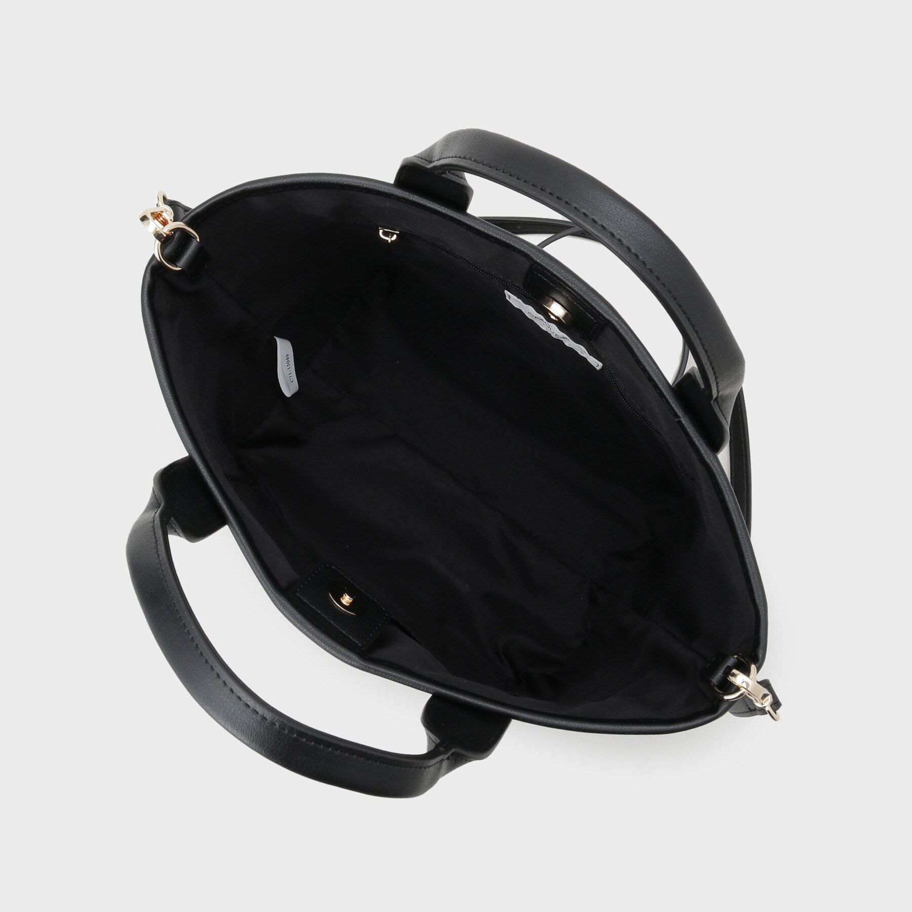 OPAQUE.CLIP「【2WAY】キャンバス&times;合皮コンビミドルトート」|トートバッグ|