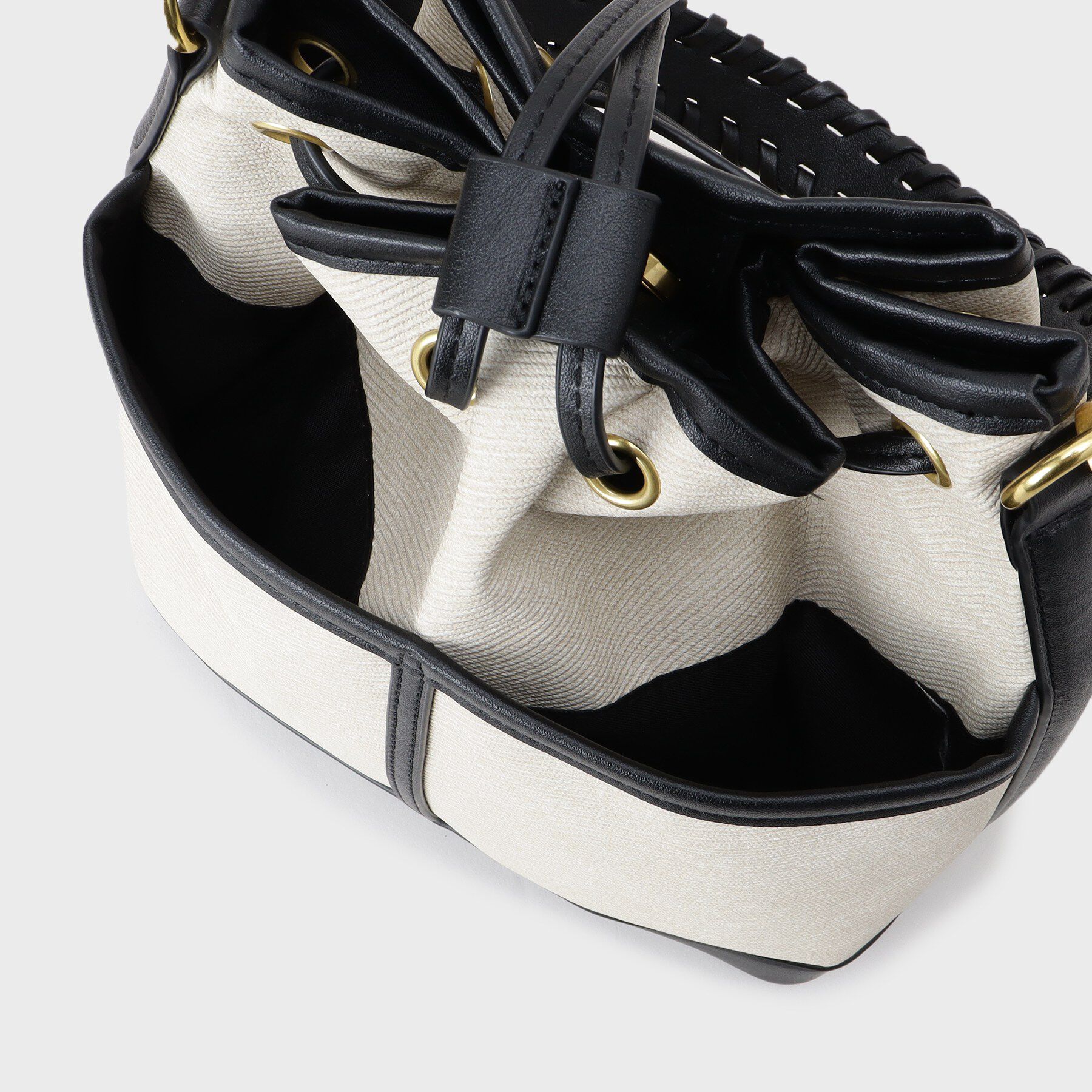 OPAQUE.CLIP「2WAY素材アソート巾着ショルダーバッグ」|ショルダー・メッセンジャー|