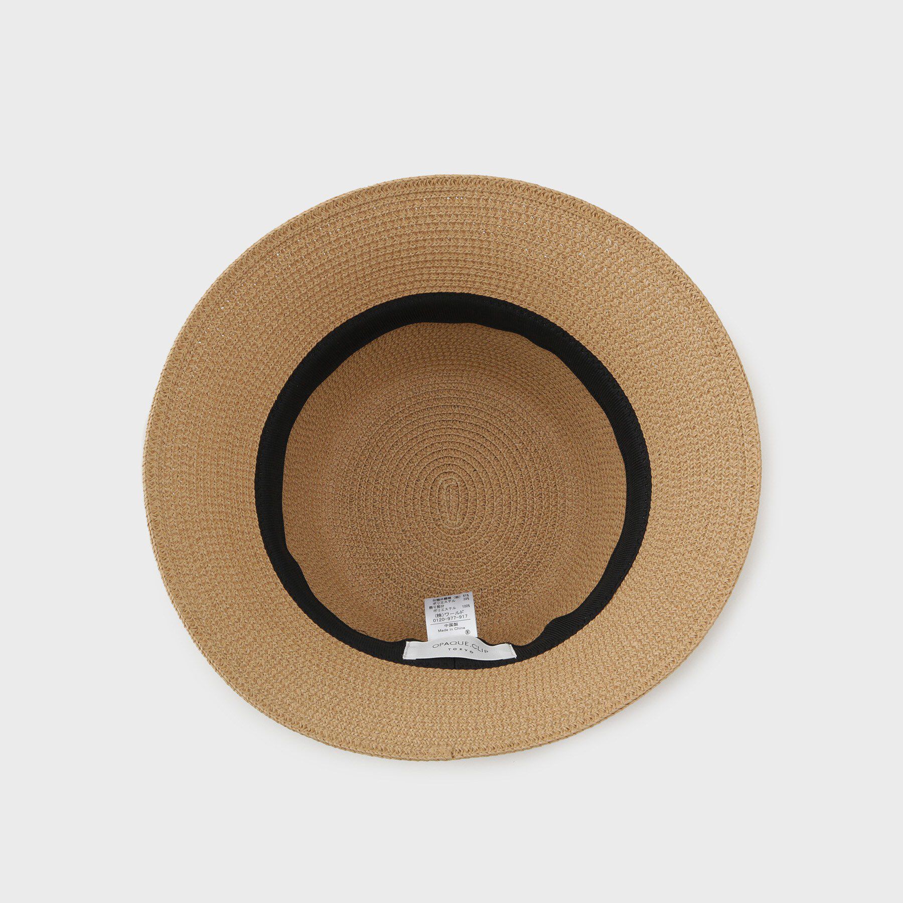OPAQUE.CLIP「バックリボン ブレードハット」|ハット|