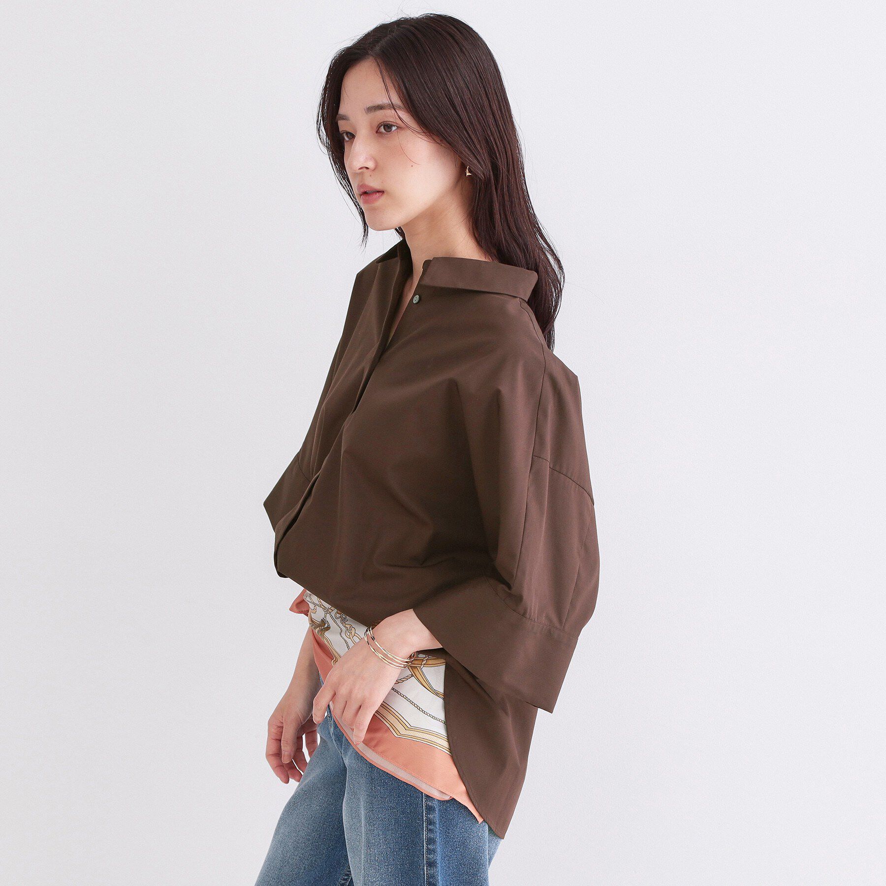 OPAQUE.CLIP「ハーフスリーブシャツ【洗濯機OK/防シワ加工】」|シャツ・ブラウス|